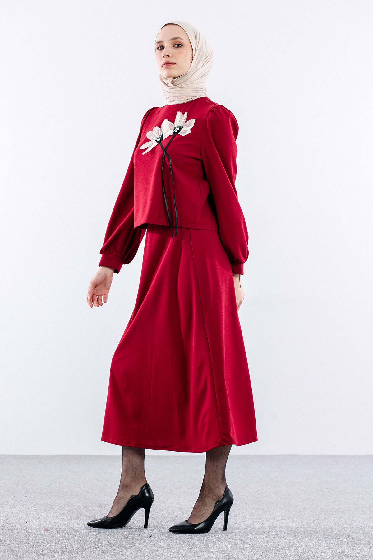 33161 E.takim S-m-l Pptya - Bordo - 3