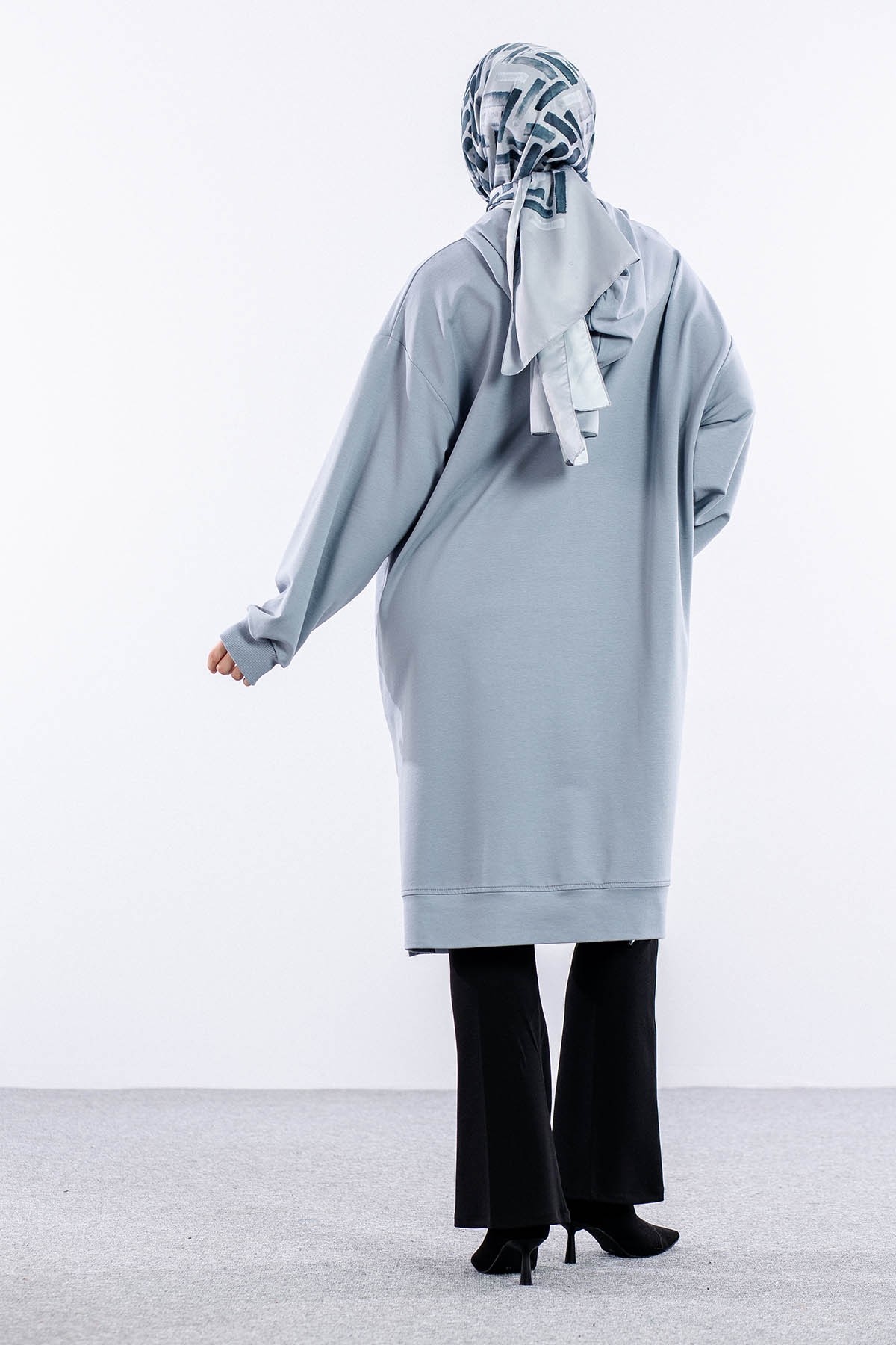 33201 Kapş Tunik Tek - A_gri - 6
