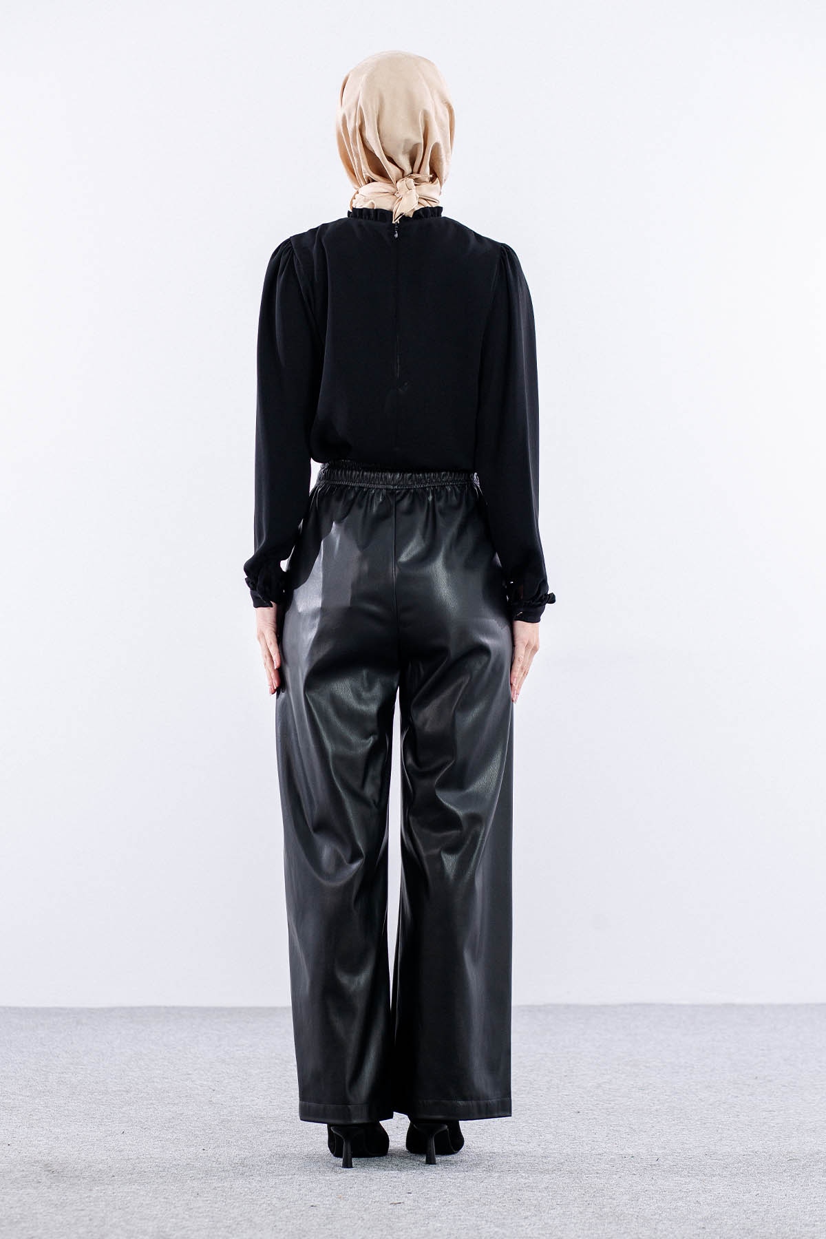 33323 Deri Pantolon S-m-l-xl - Siyah - 4