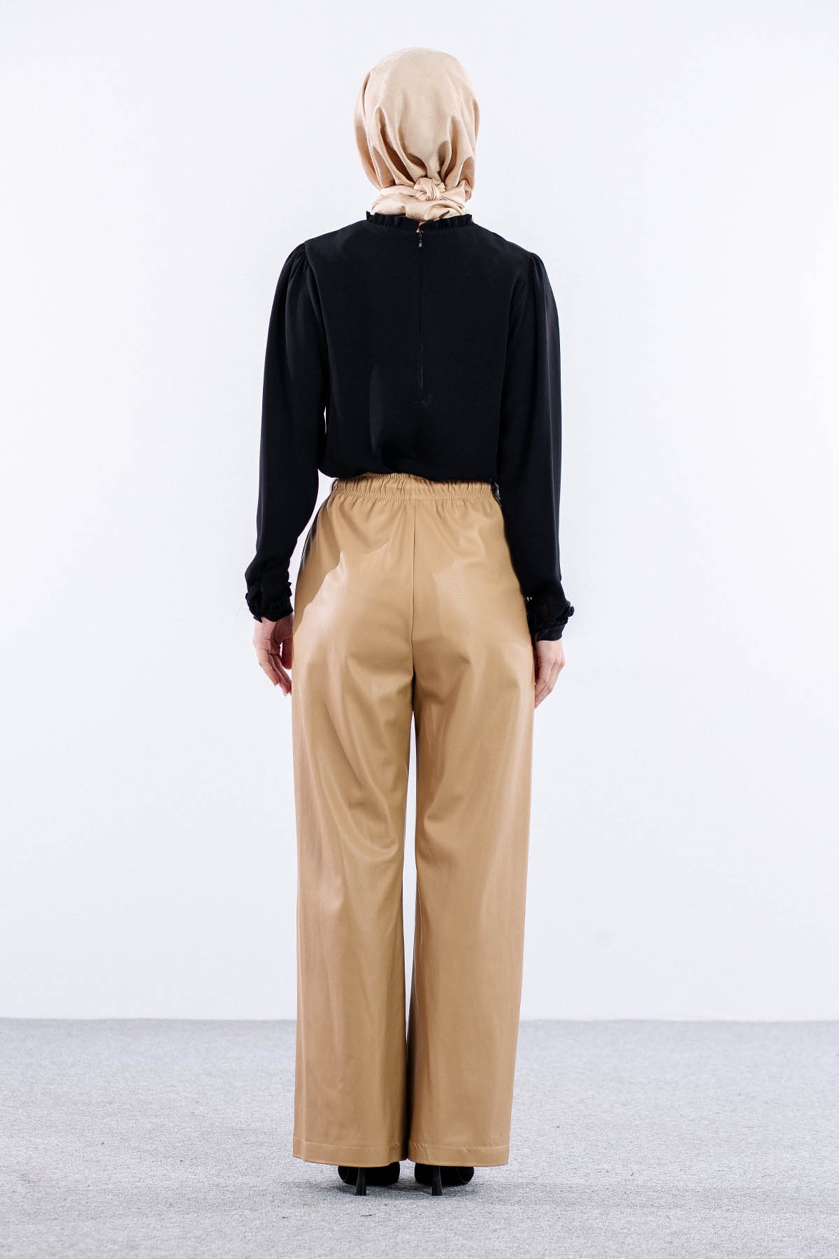 33323 Deri Pantolon S-m-l-xl - Toprak - 5