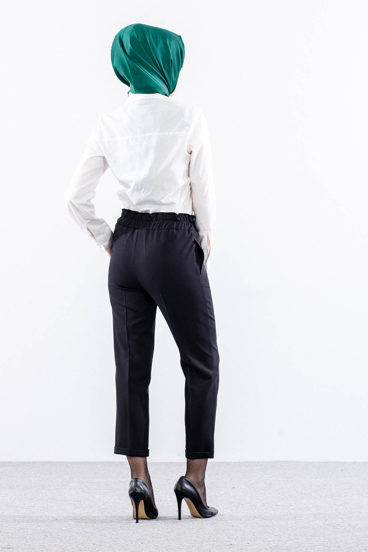 3335 Pantolon 38-48 - Siyah - 4