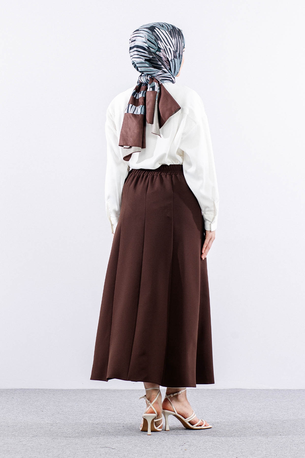 3337 Etek 38-48 - Kahve - 4