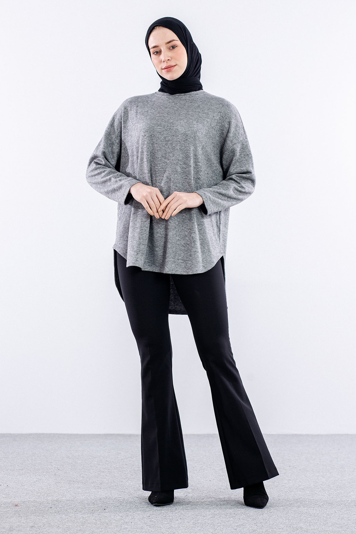 33375 Tunik Tek Kvs - K_gri - 1