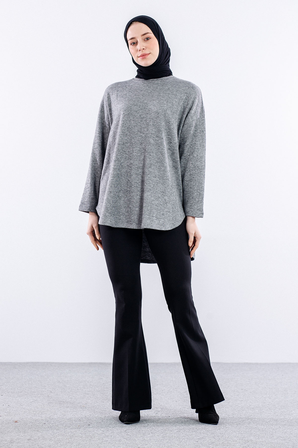 33375 Tunik Tek Kvs - K_gri - 2