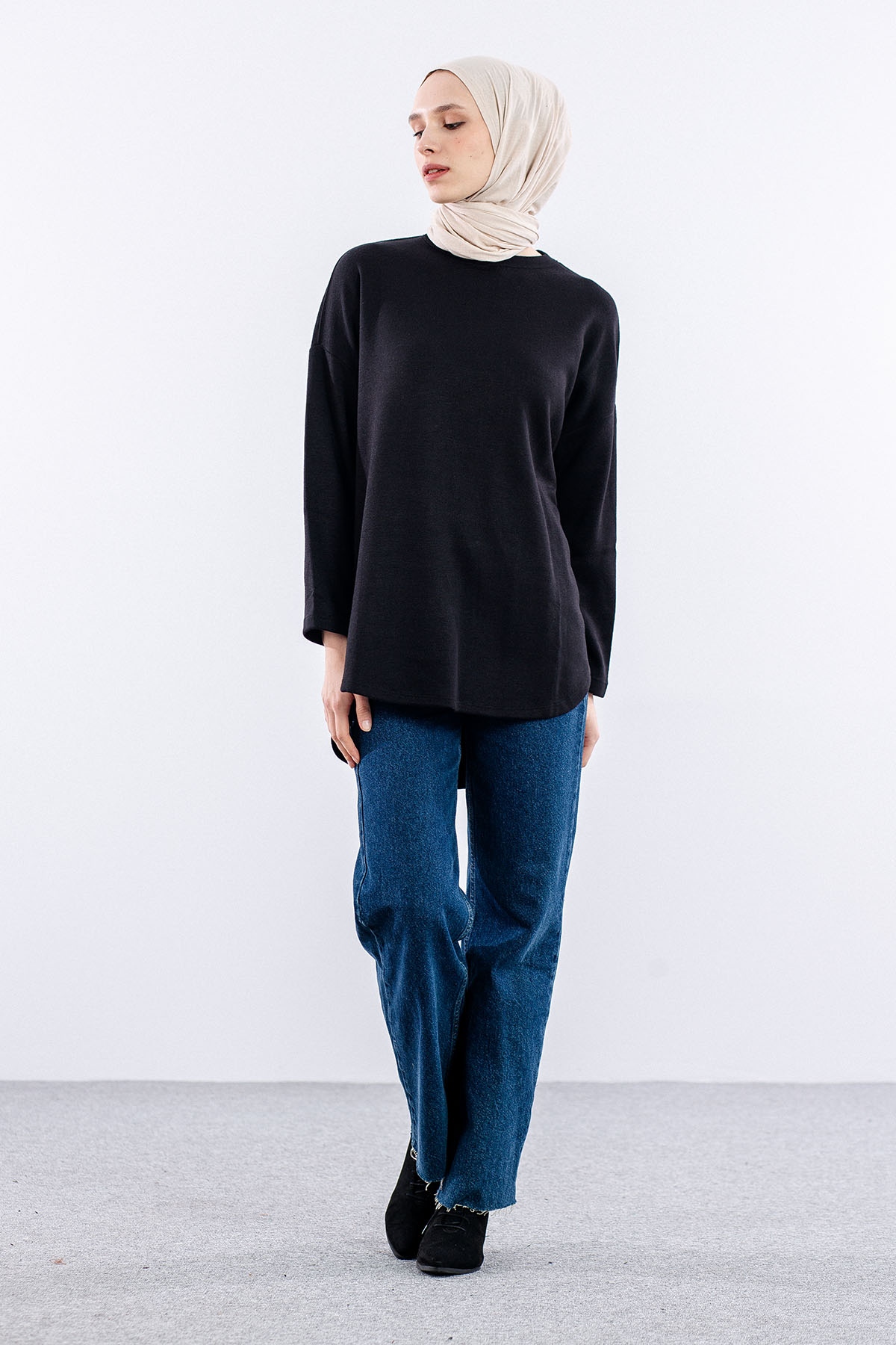 33375 Tunik Tek Kvs - Siyah - 2