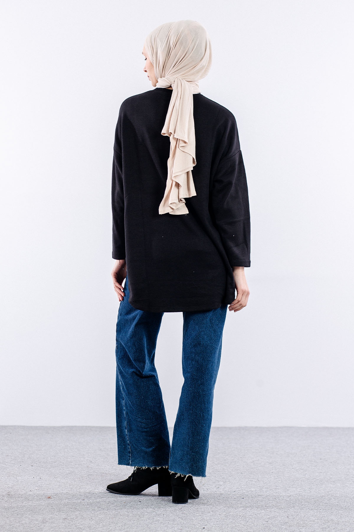 33375 Tunik Tek Kvs - Siyah - 5