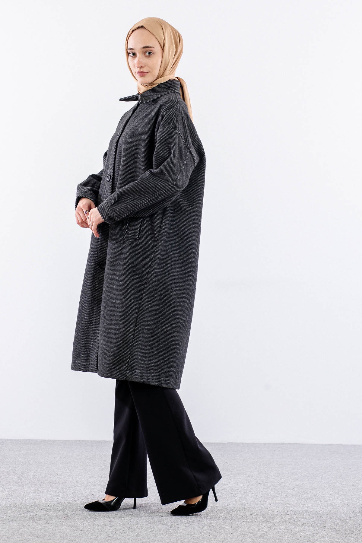 33380 Ince Kase Kap Tek - Siyah - 2