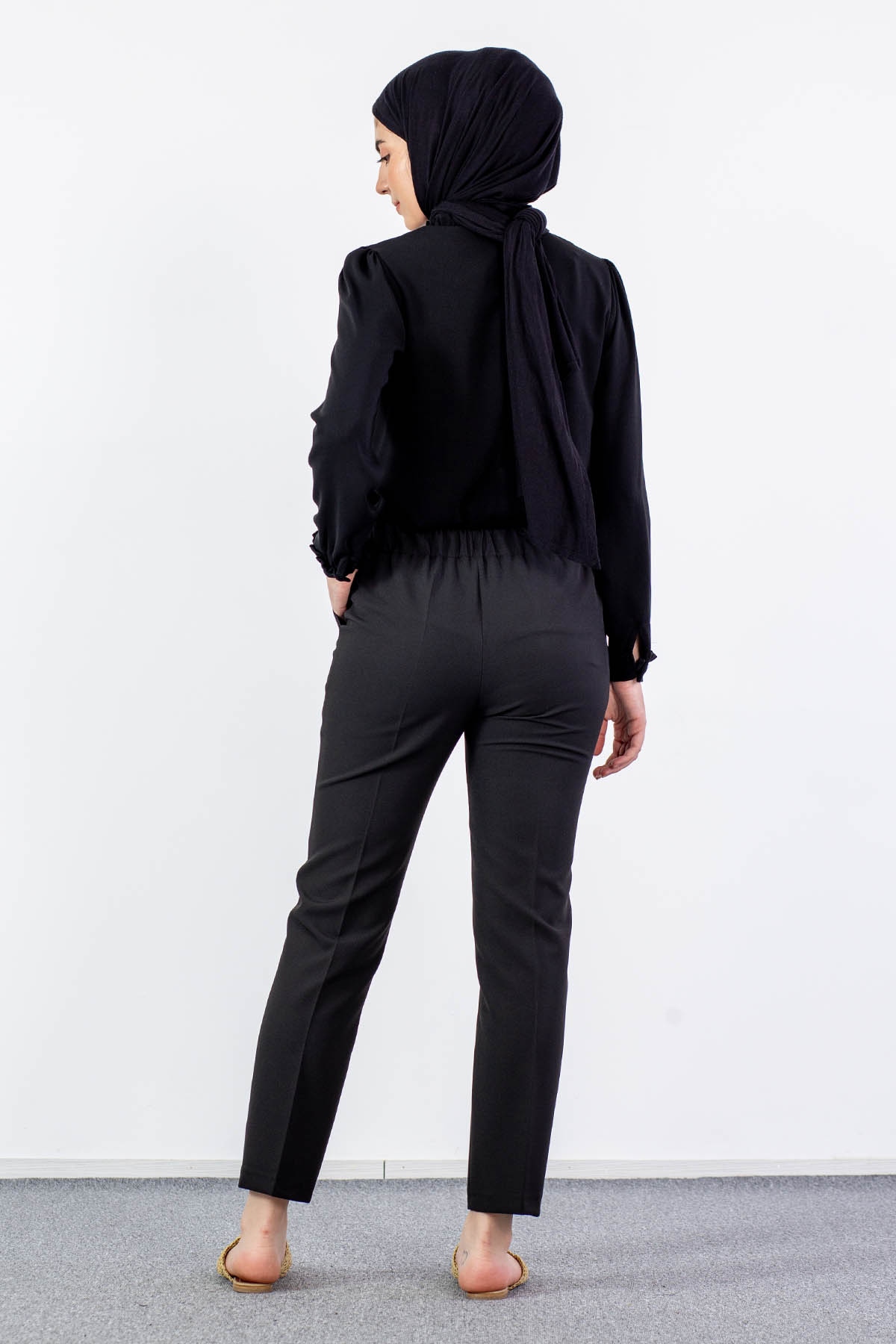 3339 Pantolon 40-50 - Siyah - - 4