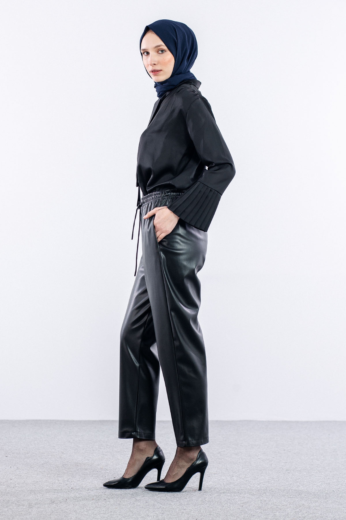 33403 Deri Pantolon S-m-l-xl - Siyah - 3