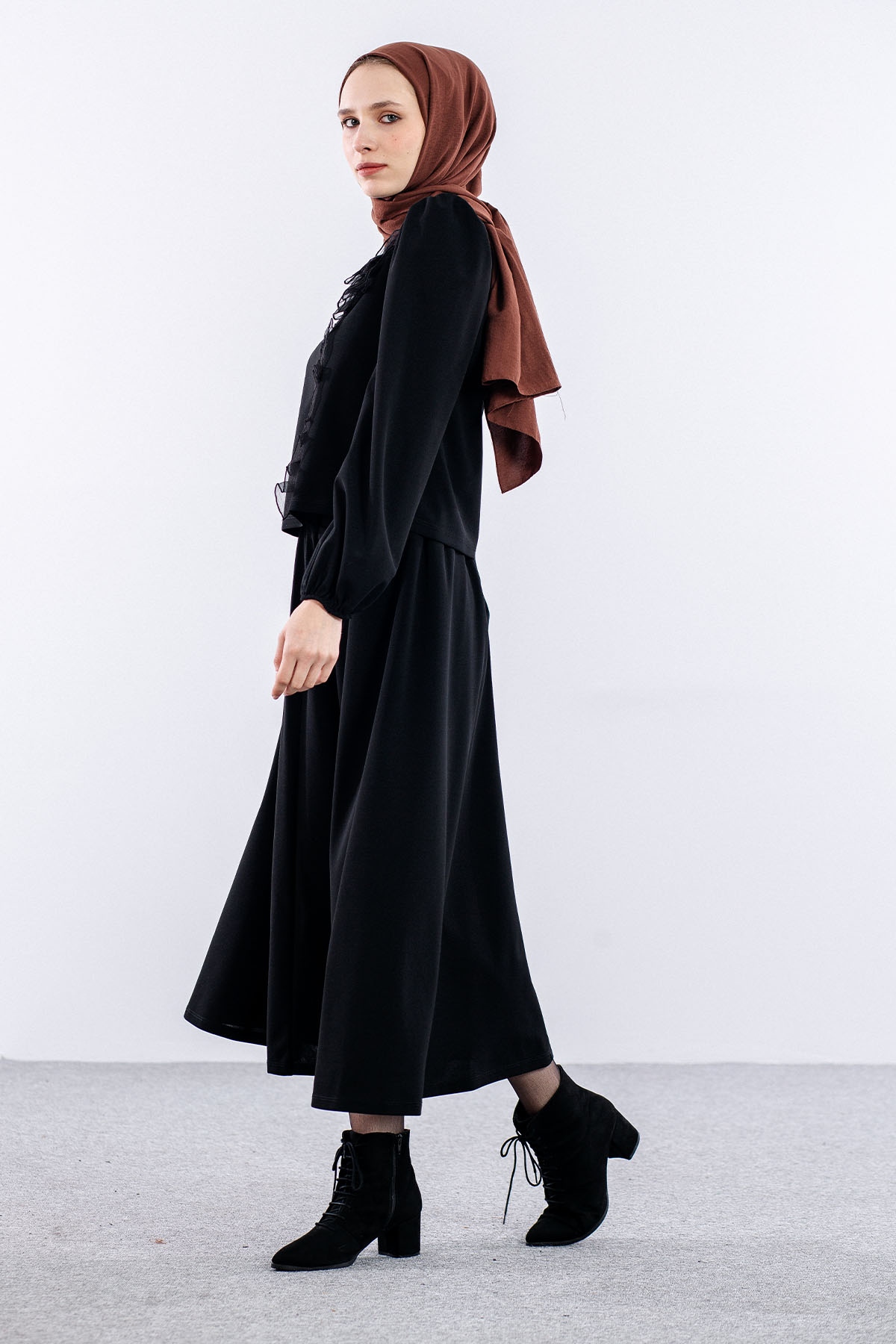 33436 E.takim S-m-l Gul - Siyah - 3