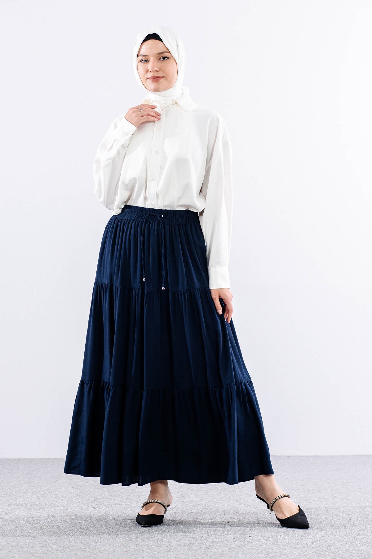 3344 Etek 1-2-3 Katli Spor - Lacivert - 2