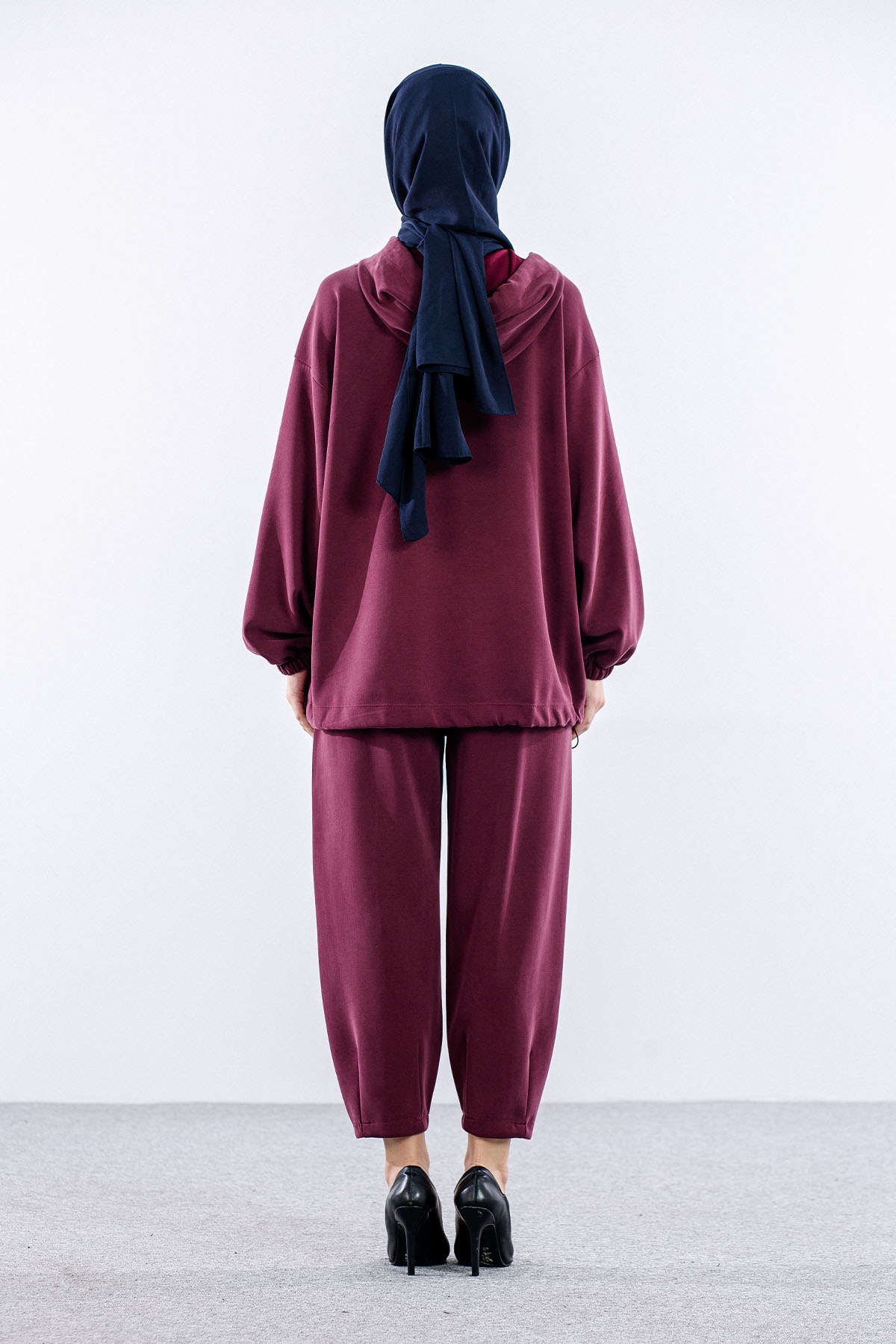 33480 Eşofman Takim S-m-l - Bordo - 5