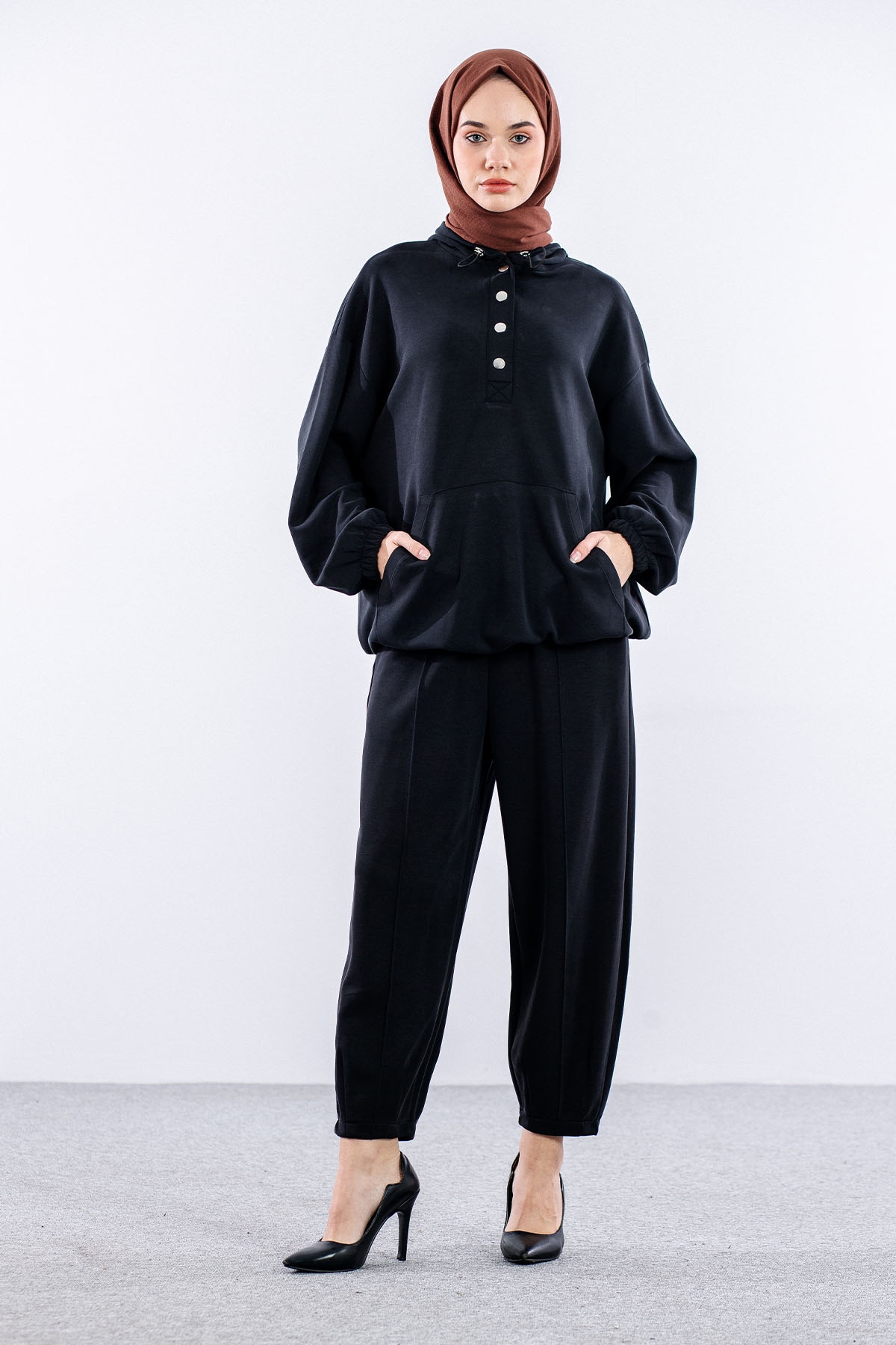 33480 Eşofman Takim S-m-l - Siyah - 2