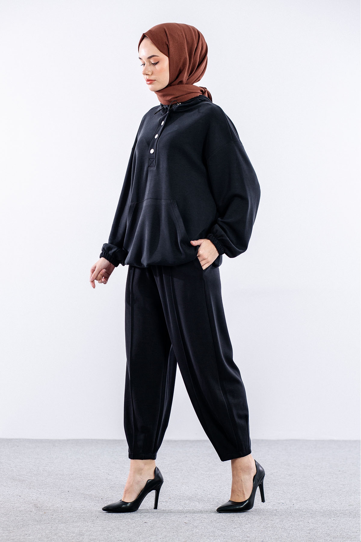 33480 Eşofman Takim S-m-l - Siyah - 4