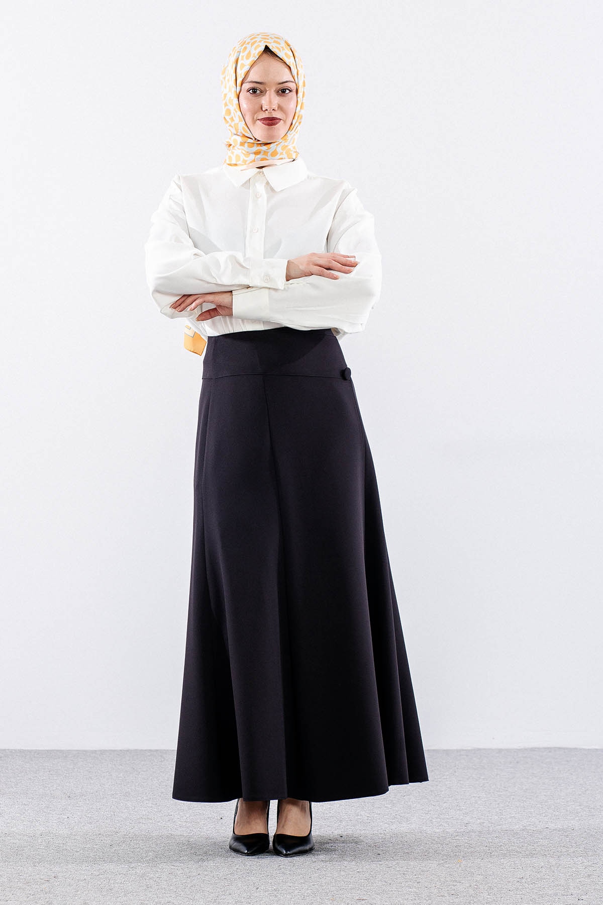 3351 Etek 42-48 Sahın - Siyah - 2