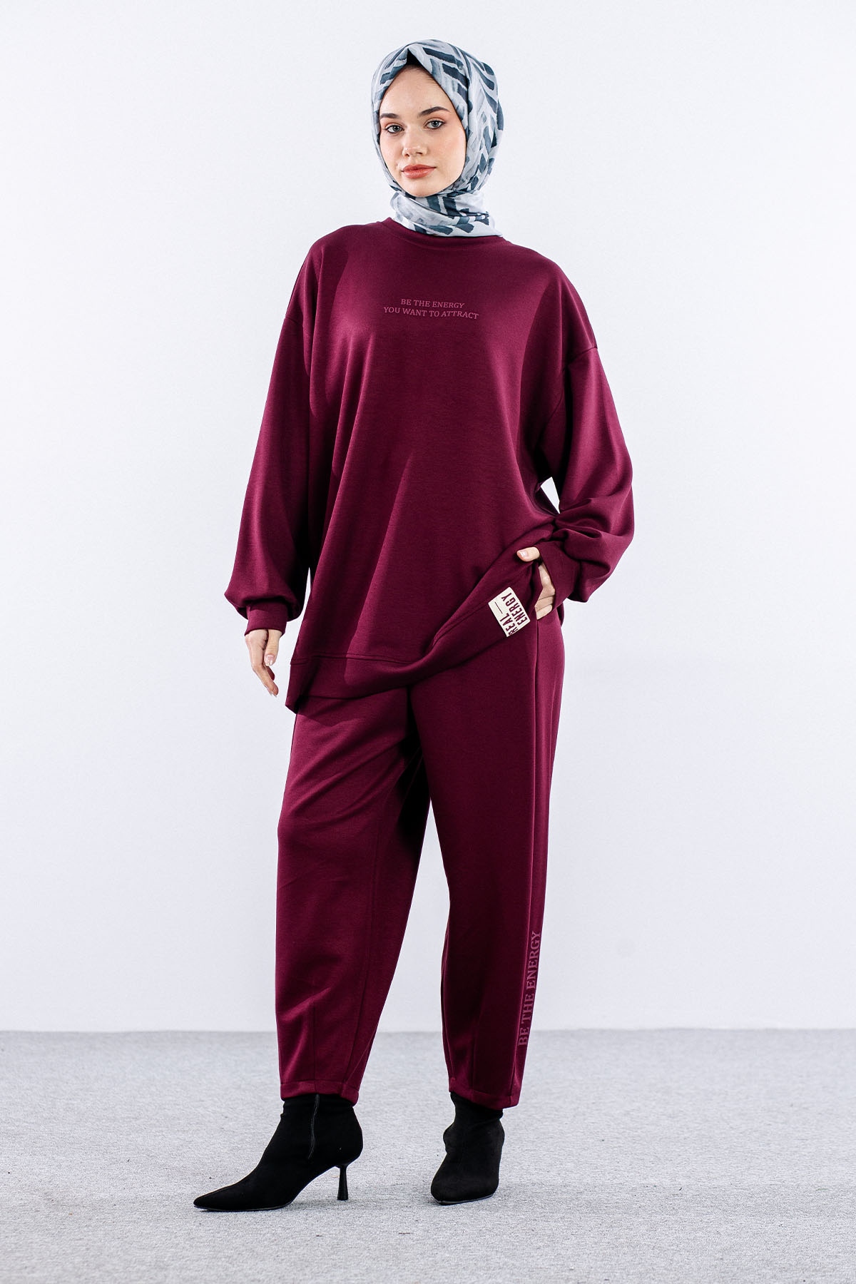 33569 Takim S-m-l Tnt - Bordo - 2