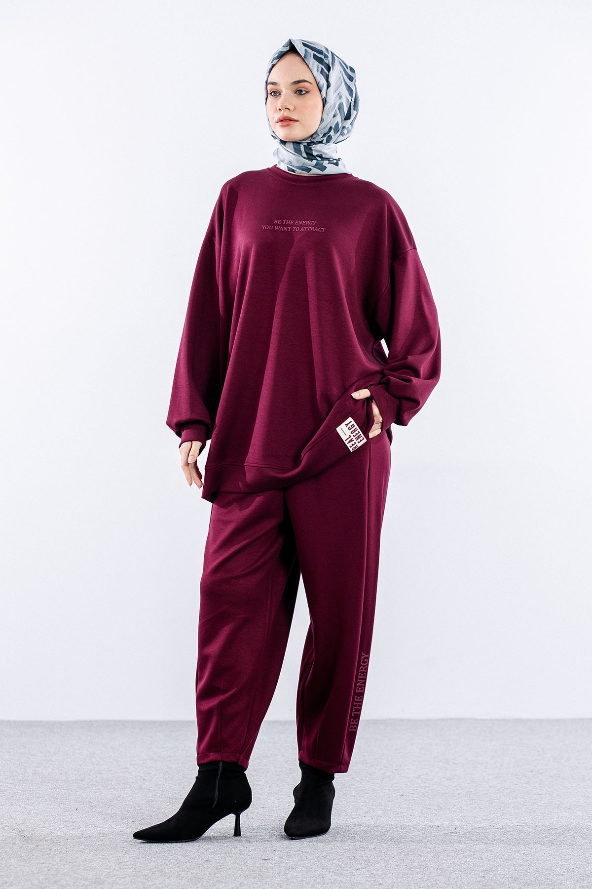 33569 Takim S-m-l Tnt - Bordo - 3