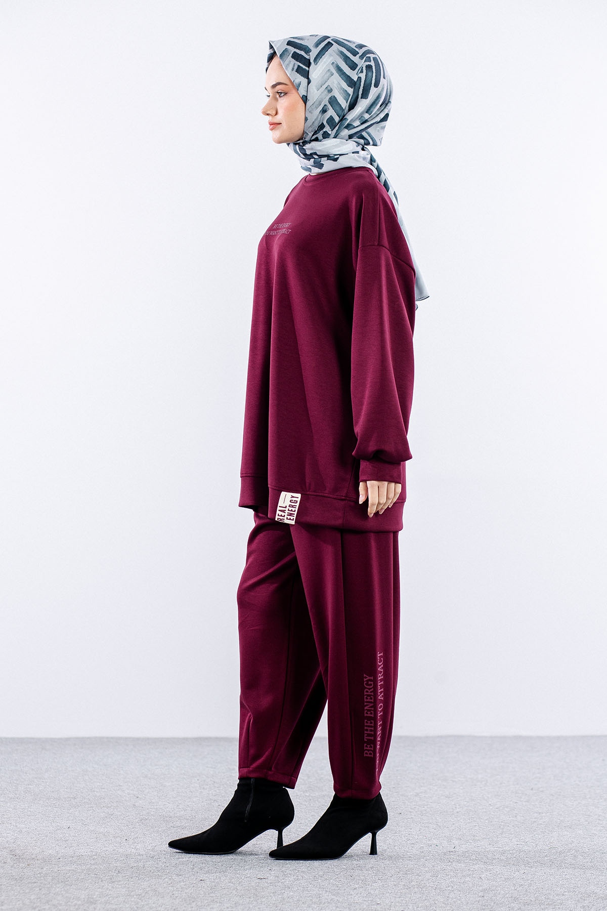 33569 Takim S-m-l Tnt - Bordo - 4