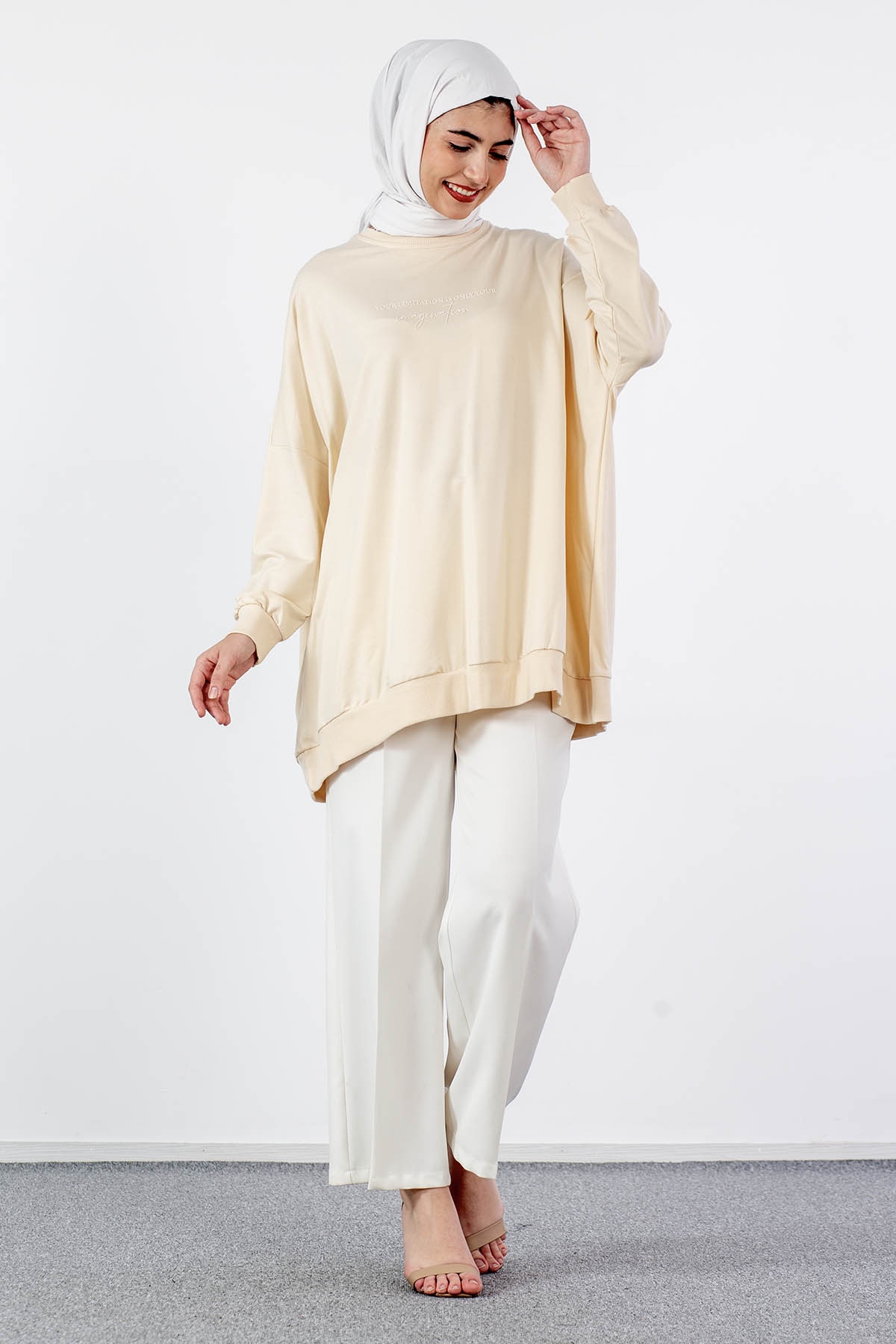 33572 Tunik Tek - A_bej - 1