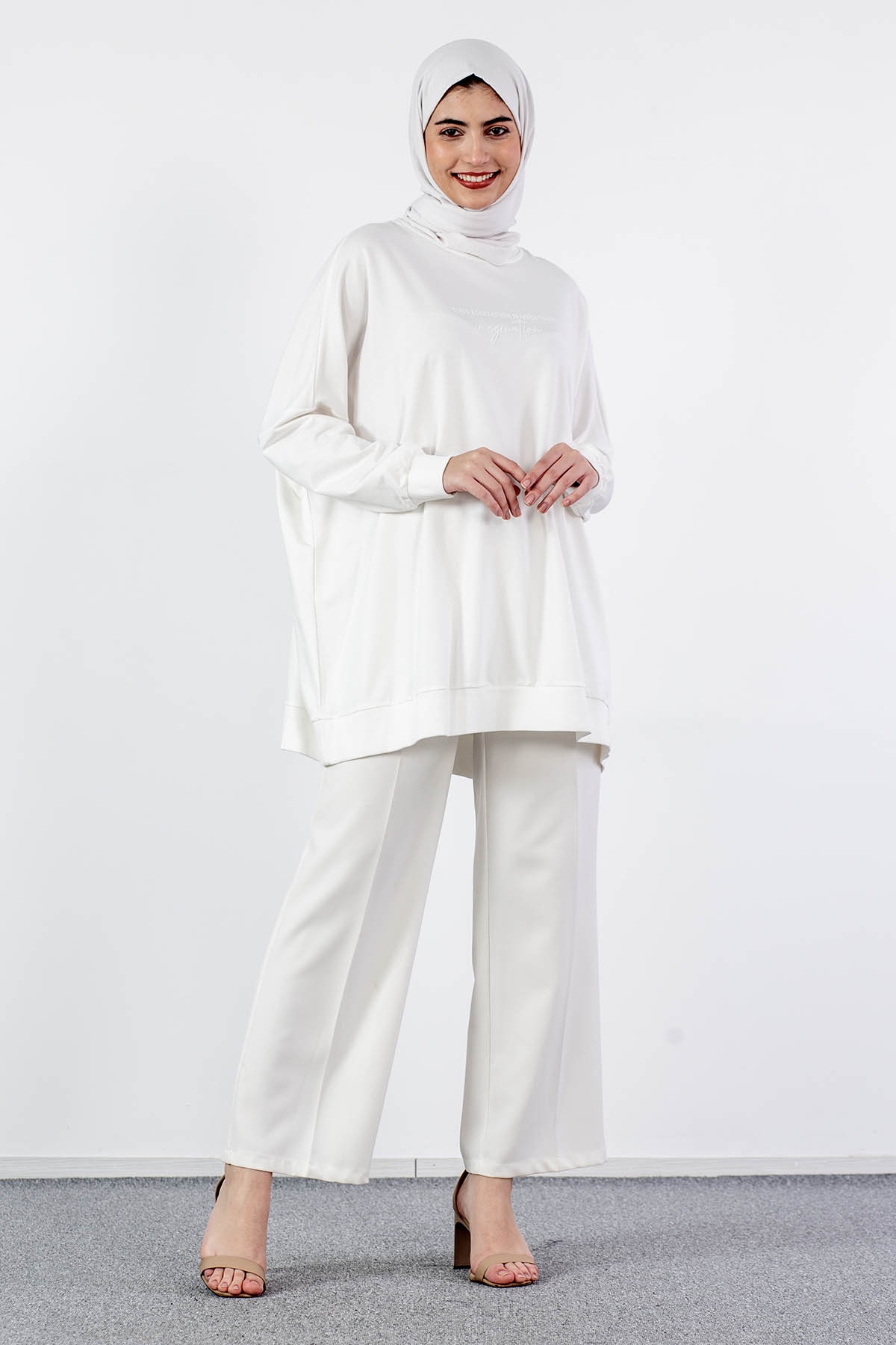 33572 Tunik Tek - Ekru - 1