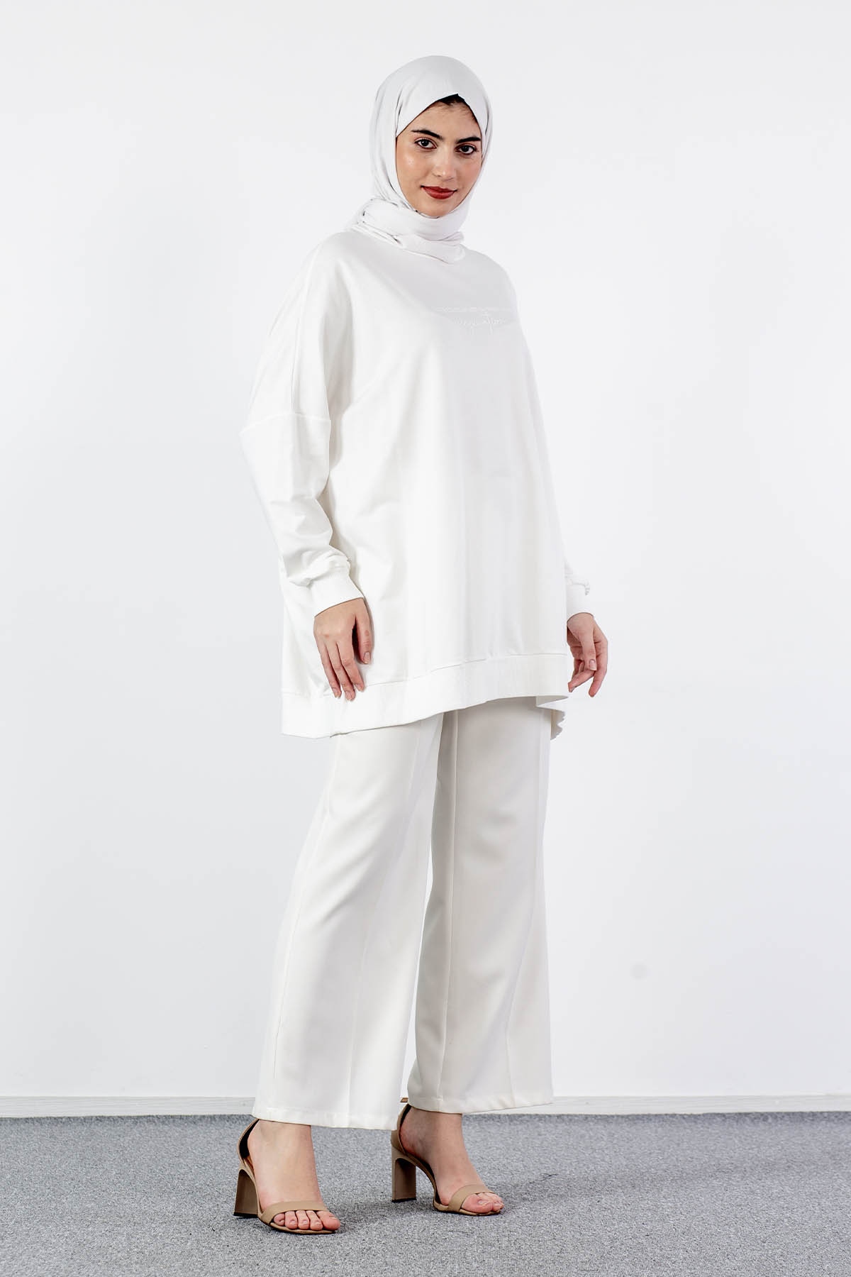 33572 Tunik Tek - Ekru - 2