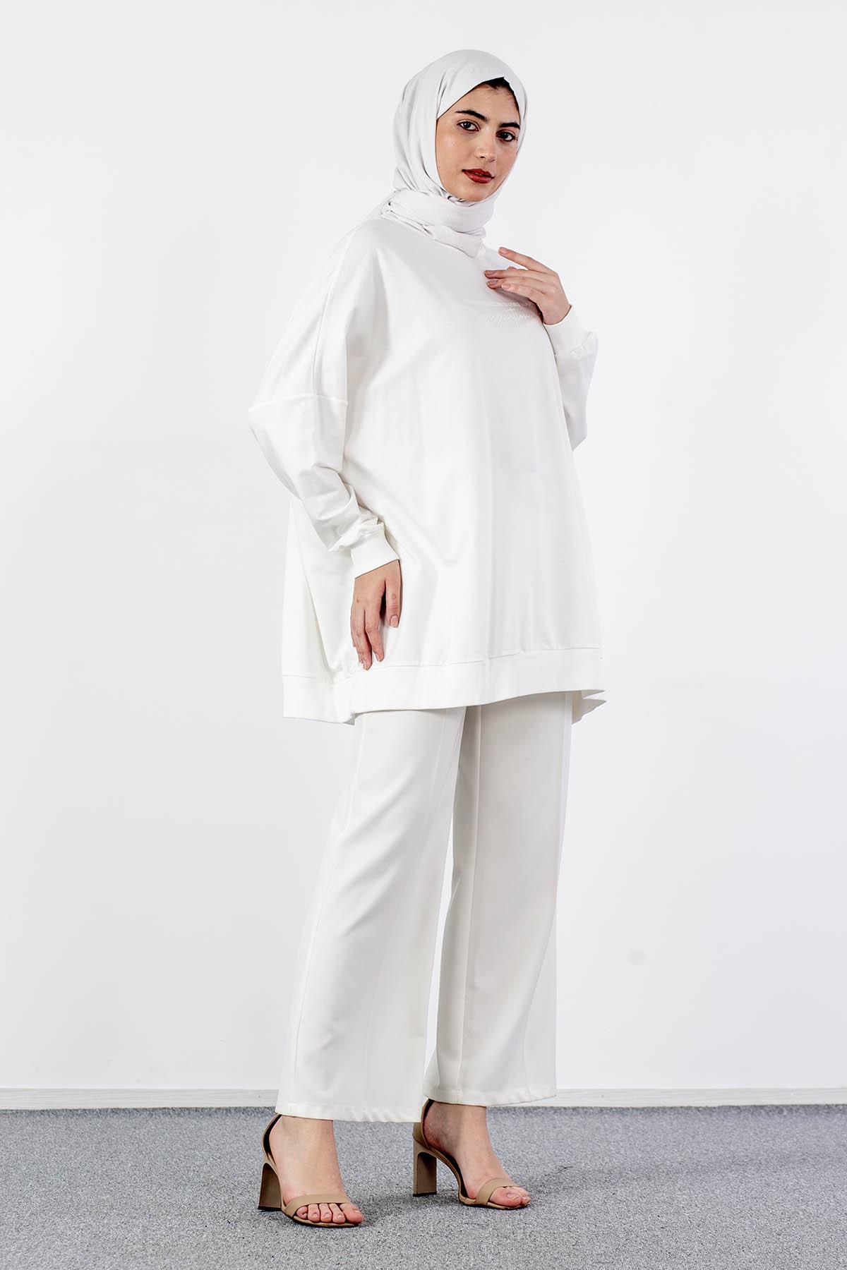 33572 Tunik Tek - Ekru - 3