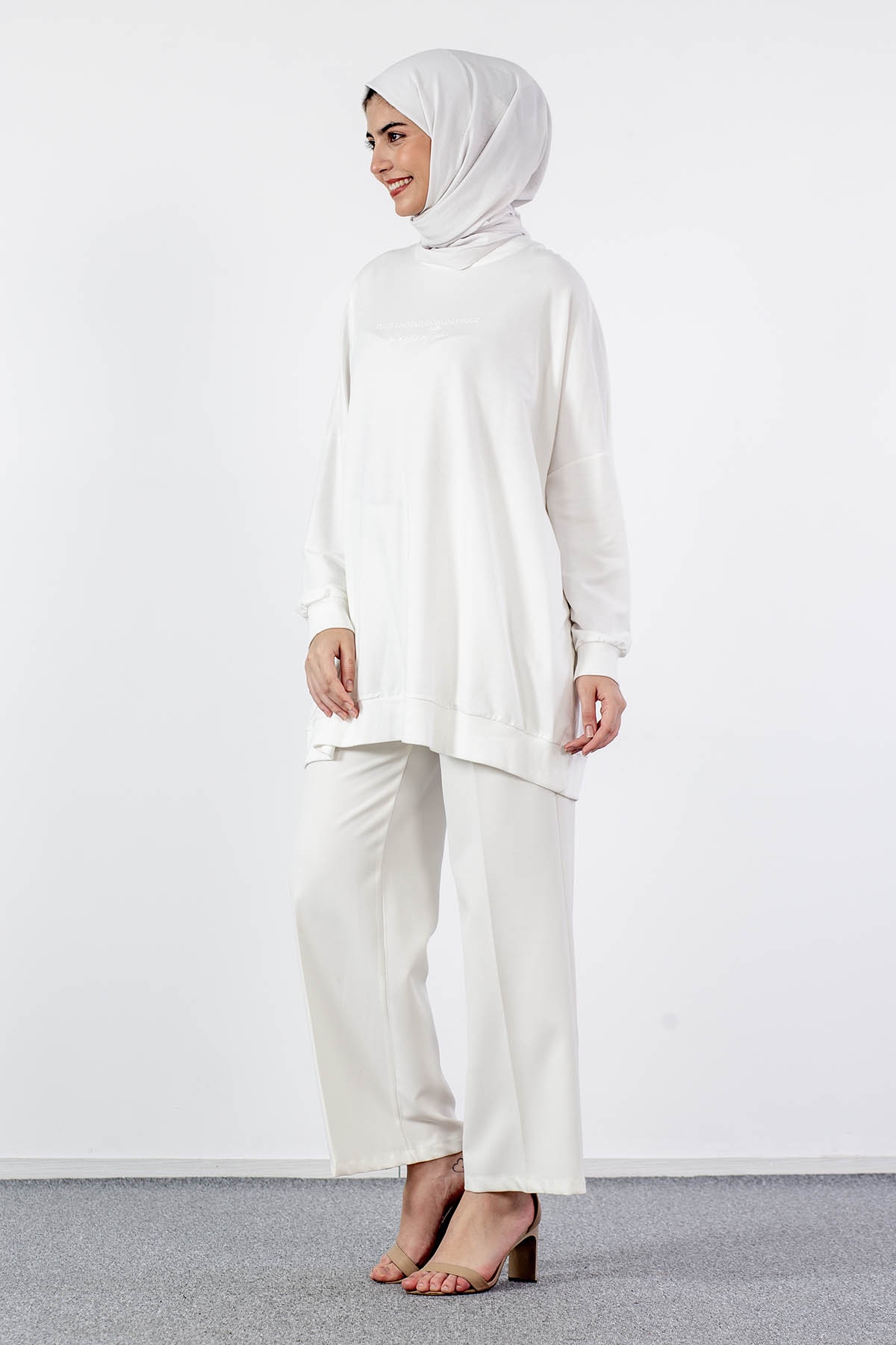 33572 Tunik Tek - Ekru - 4