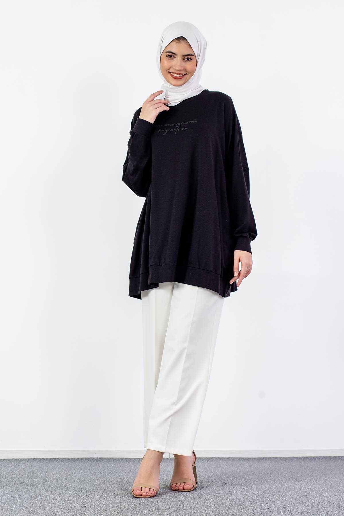 33572 Tunik Tek - Siyah - 1