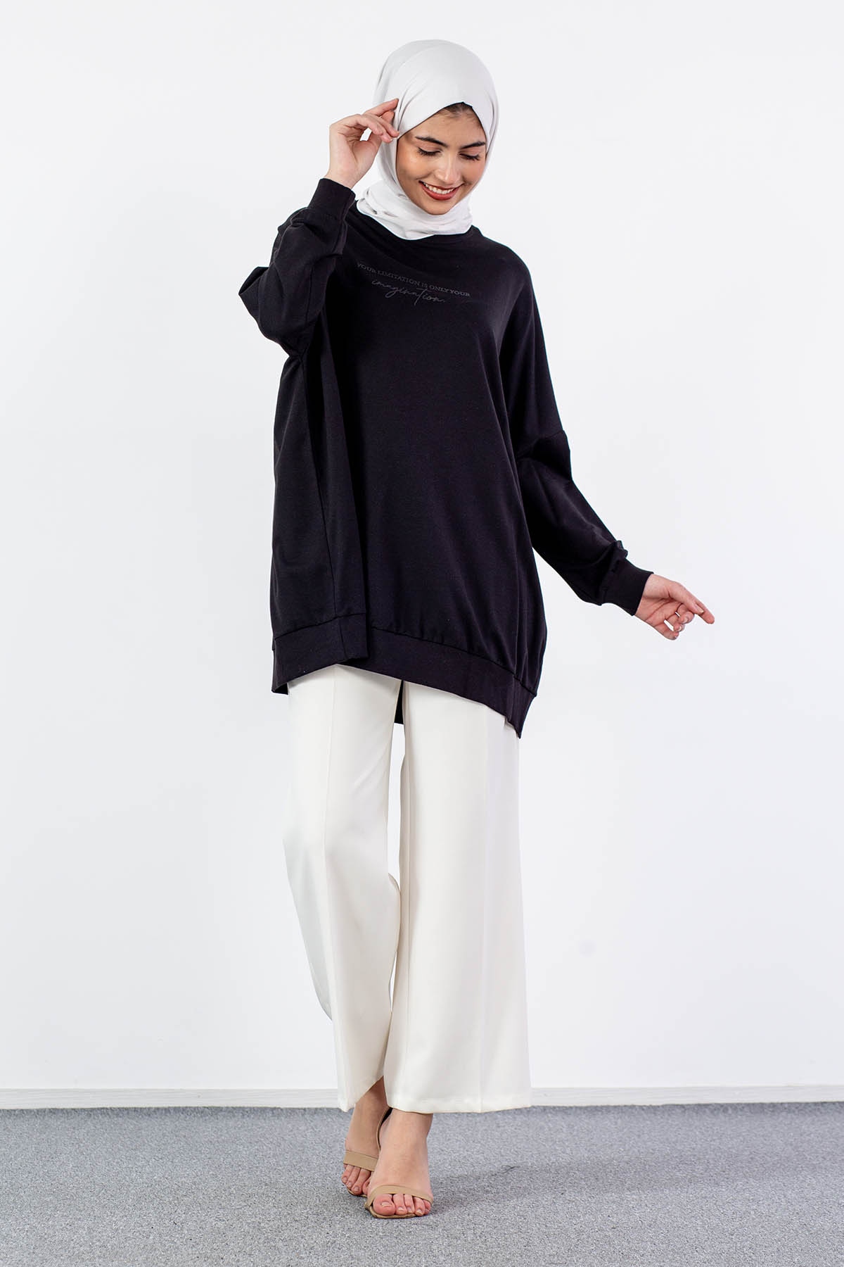 33572 Tunik Tek - Siyah - 2