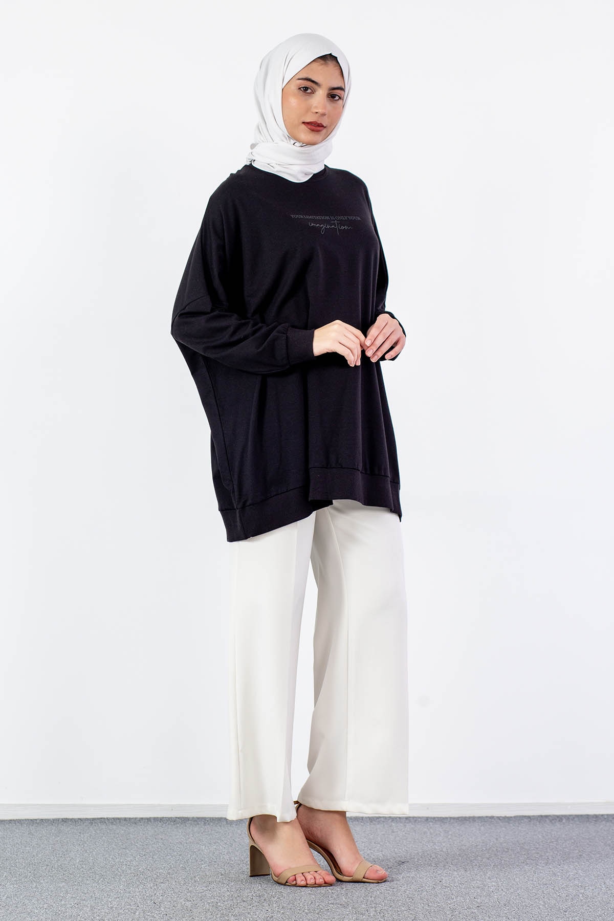 33572 Tunik Tek - Siyah - 3