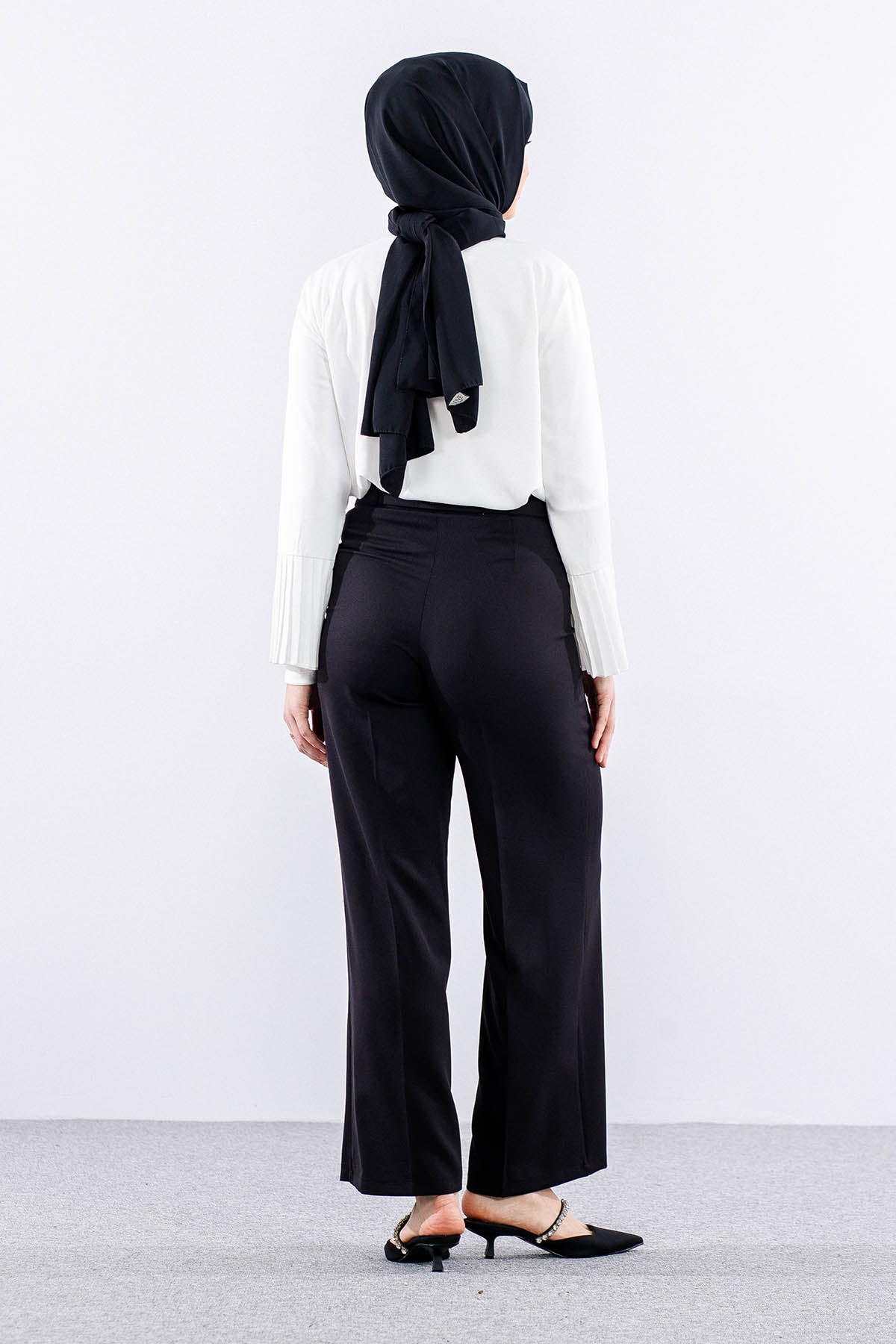 3371 Pantolon 38-46 - Siyah - 4