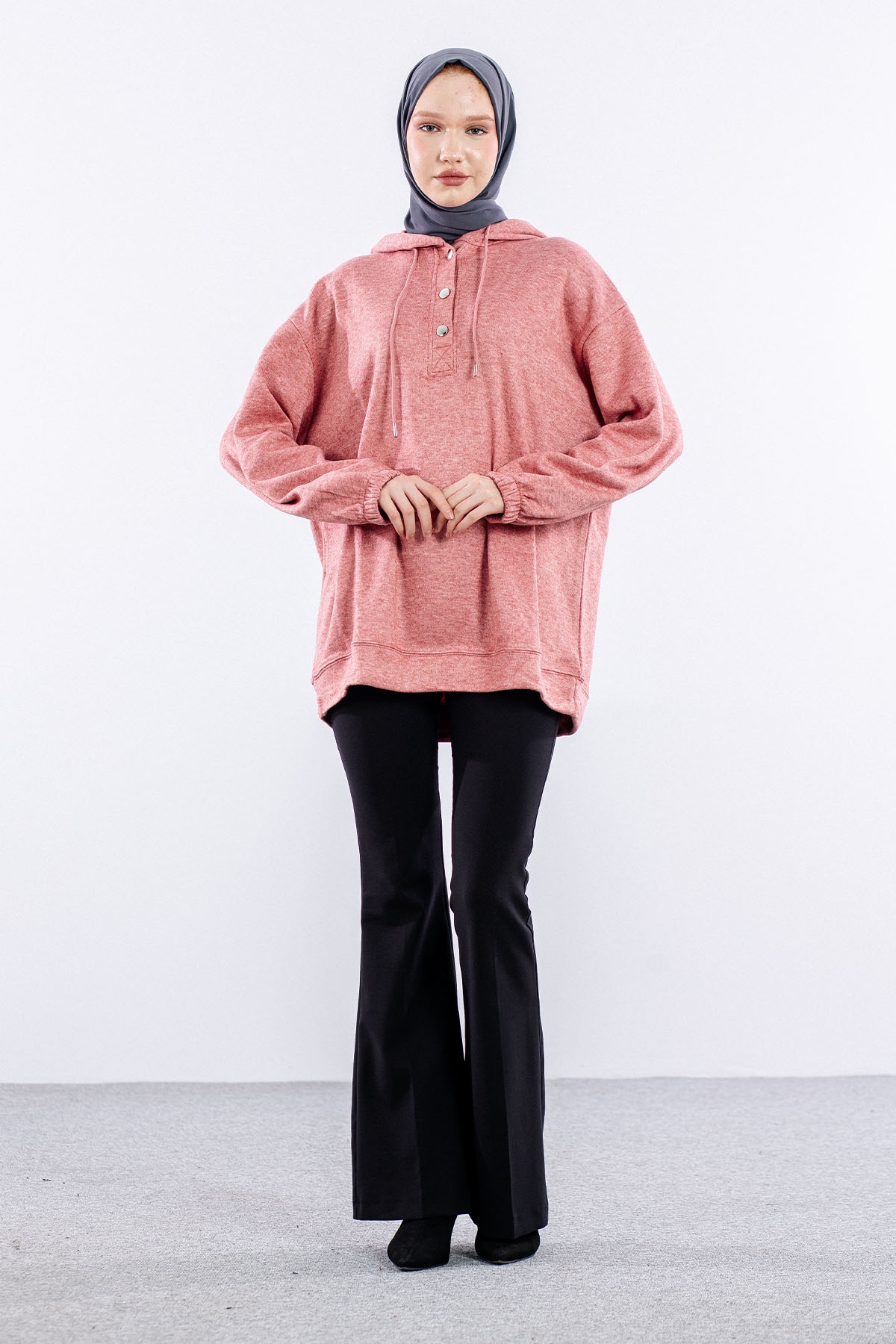 33804 Melanj Tunik Tek - Kiremit - 1