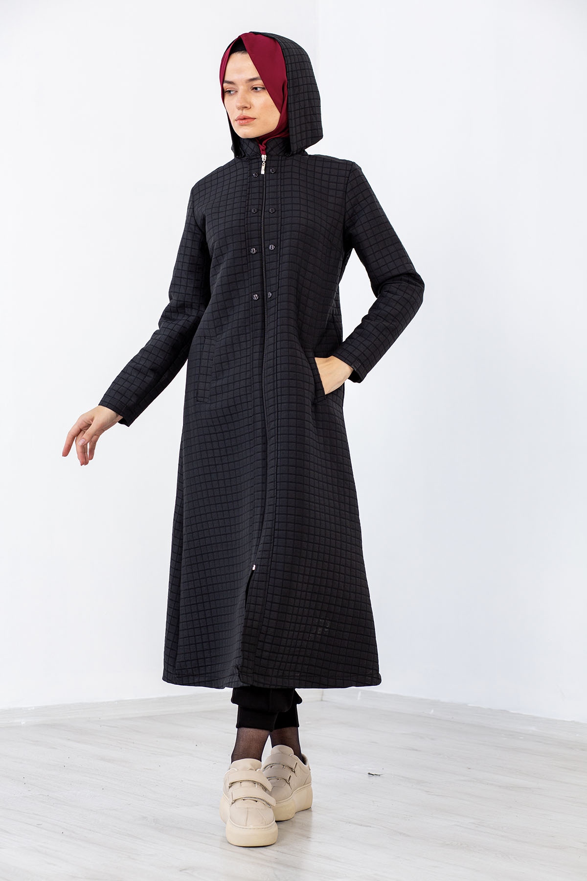 3381 Kapitone Kap 42-52 - Siyah - 1