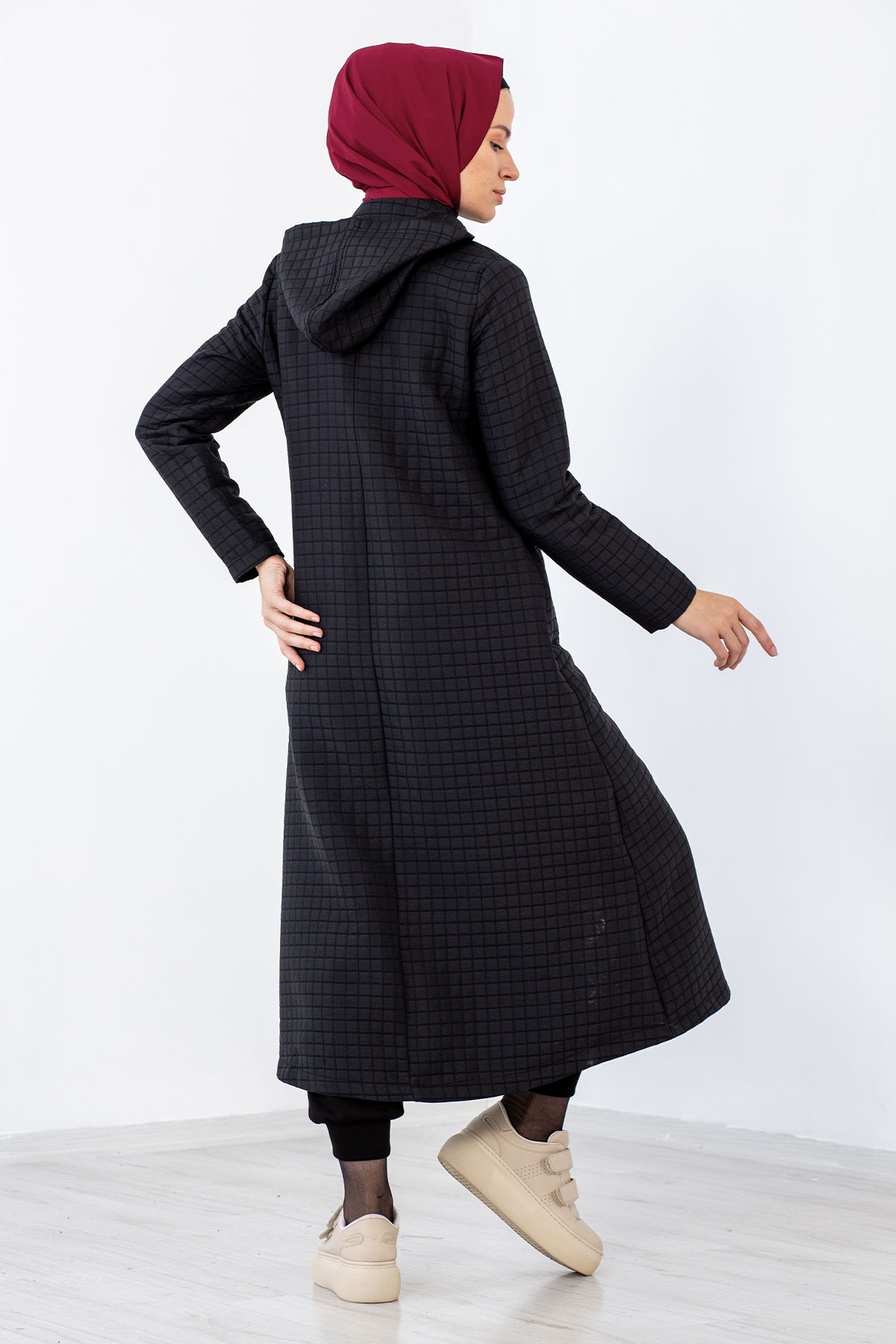 3381 Kapitone Kap 42-52 - Siyah - 4