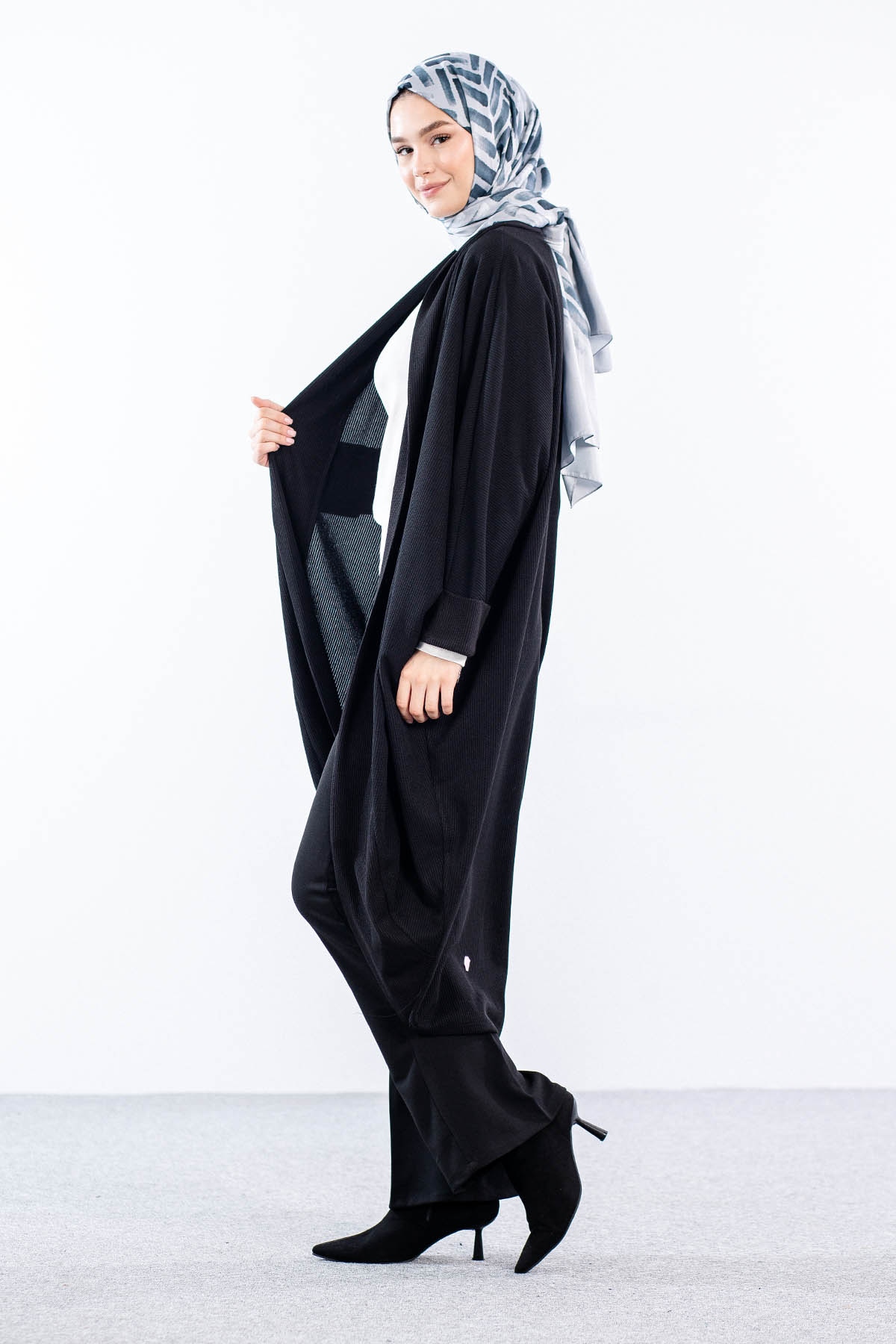 33840 Yarasa Hirka Tek - Siyah - 3