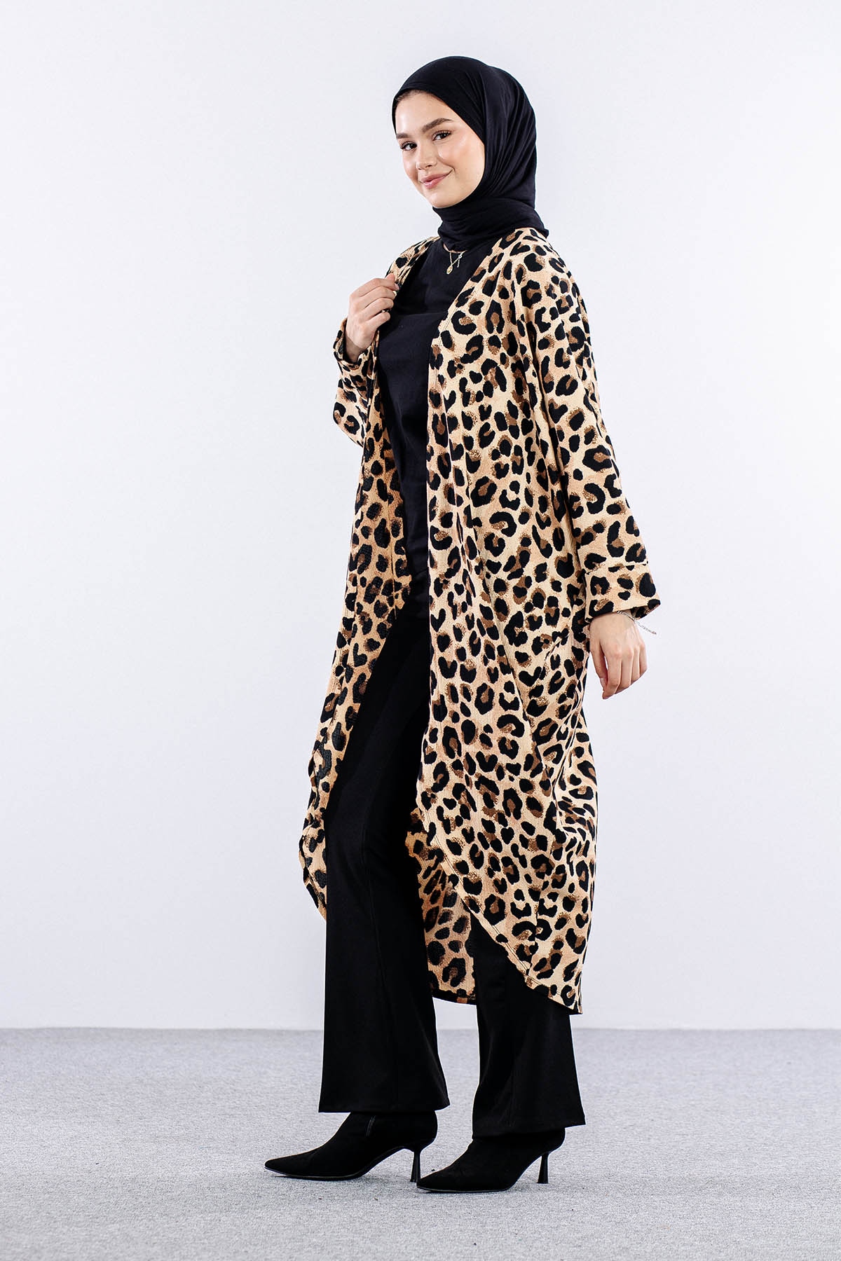 33962 Hirka Tek Leopar - Siyah - 3