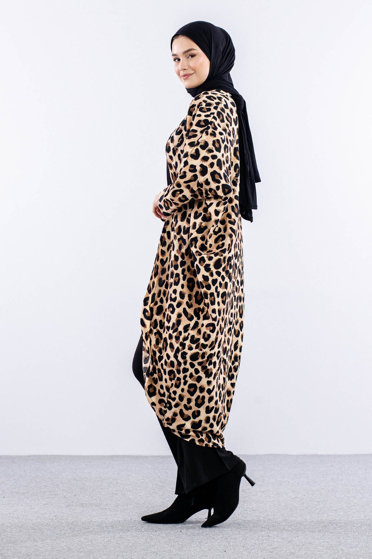 33962 Hirka Tek Leopar - Siyah - 4