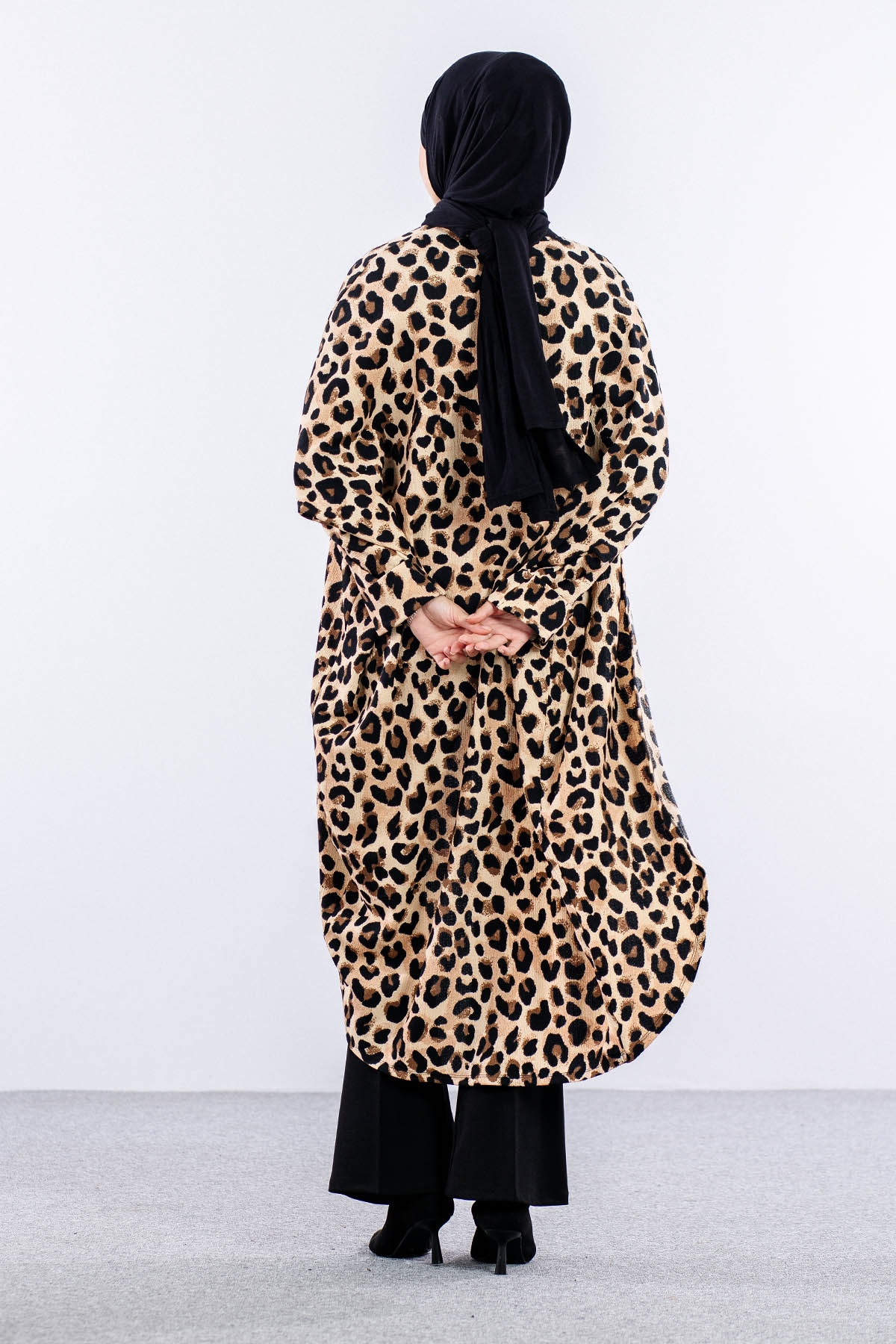 33962 Hirka Tek Leopar - Siyah - 5