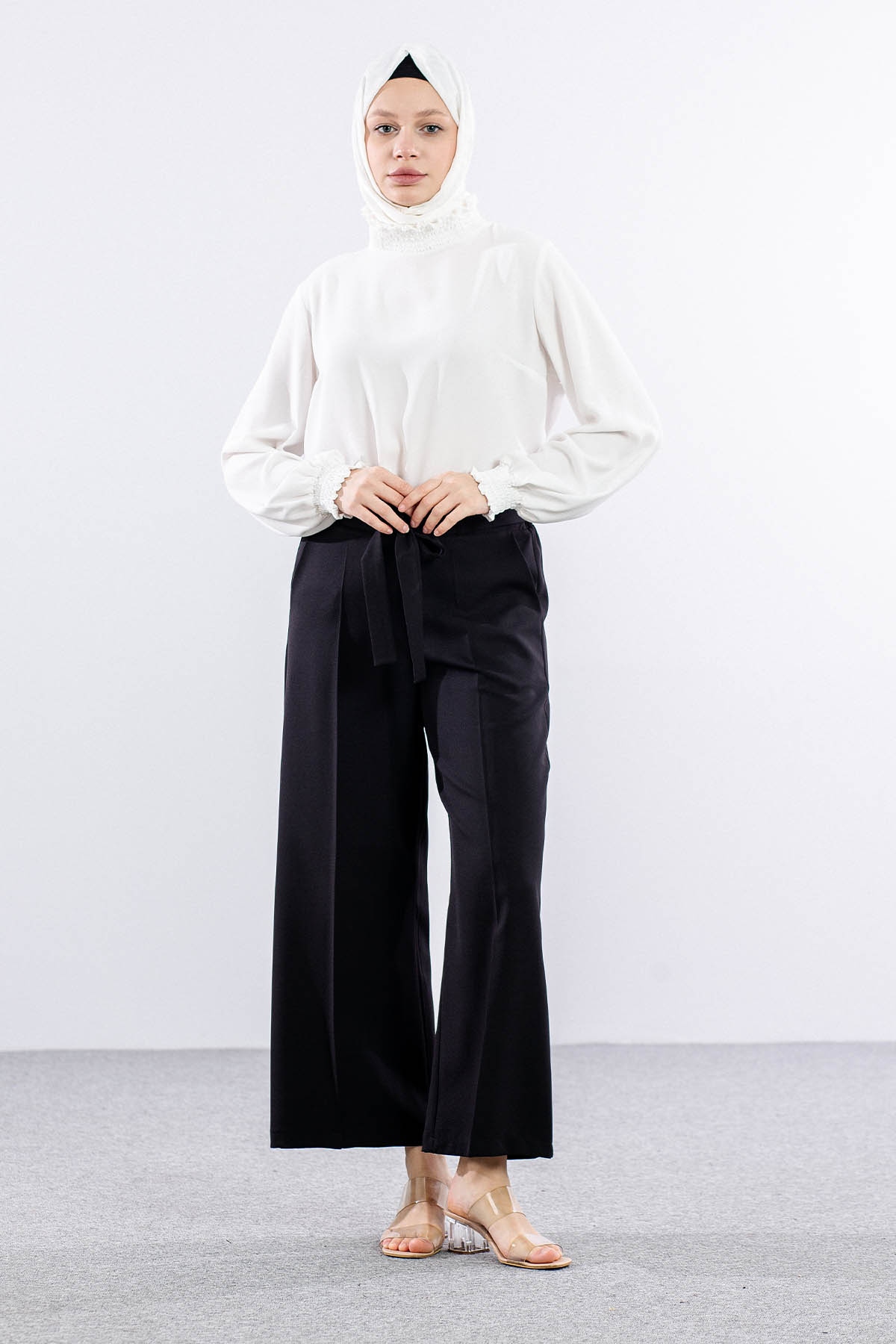 3400 Pantolon 38-46 - Siyah - 1