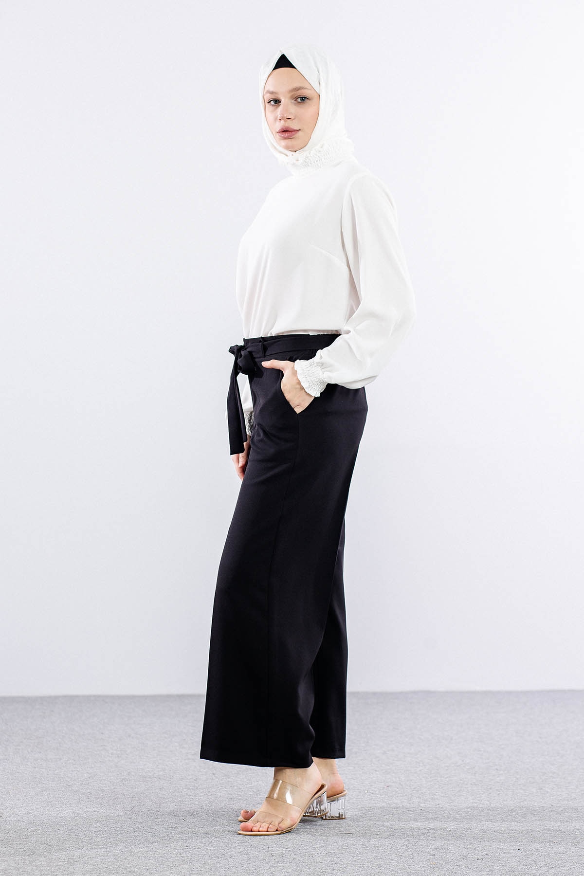 3400 Pantolon 38-46 - Siyah - 2