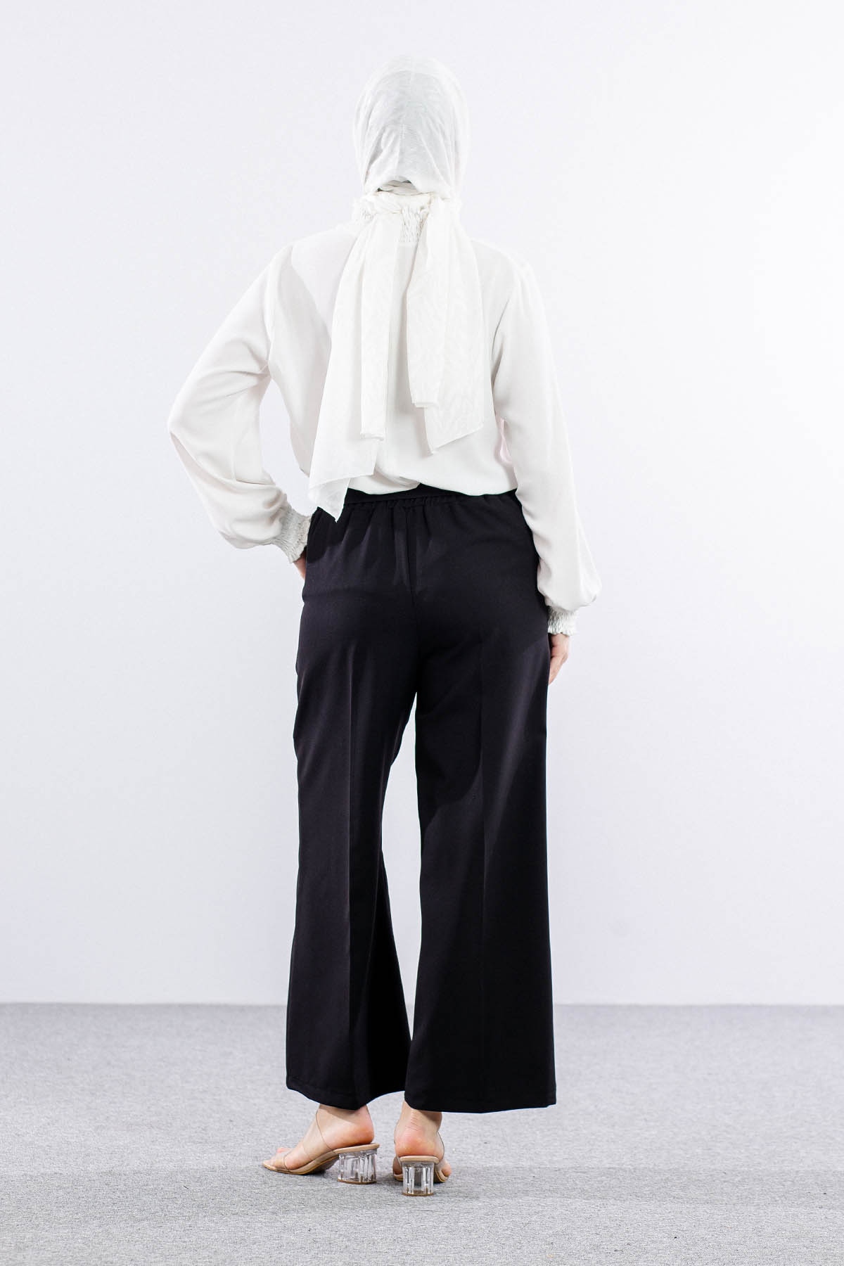 3400 Pantolon 38-46 - Siyah - 3