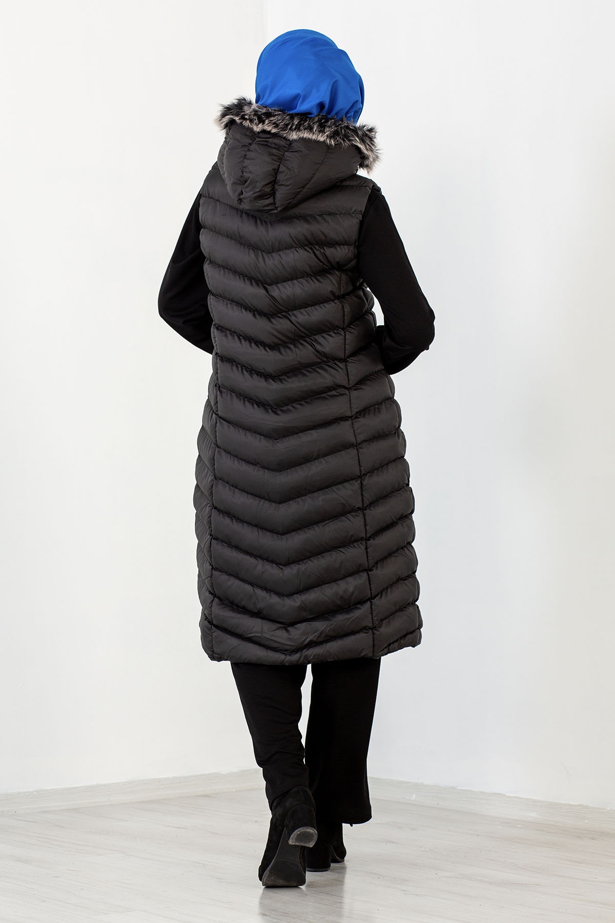 3402 Sisme Yelek 38-46 - Siyah - 5