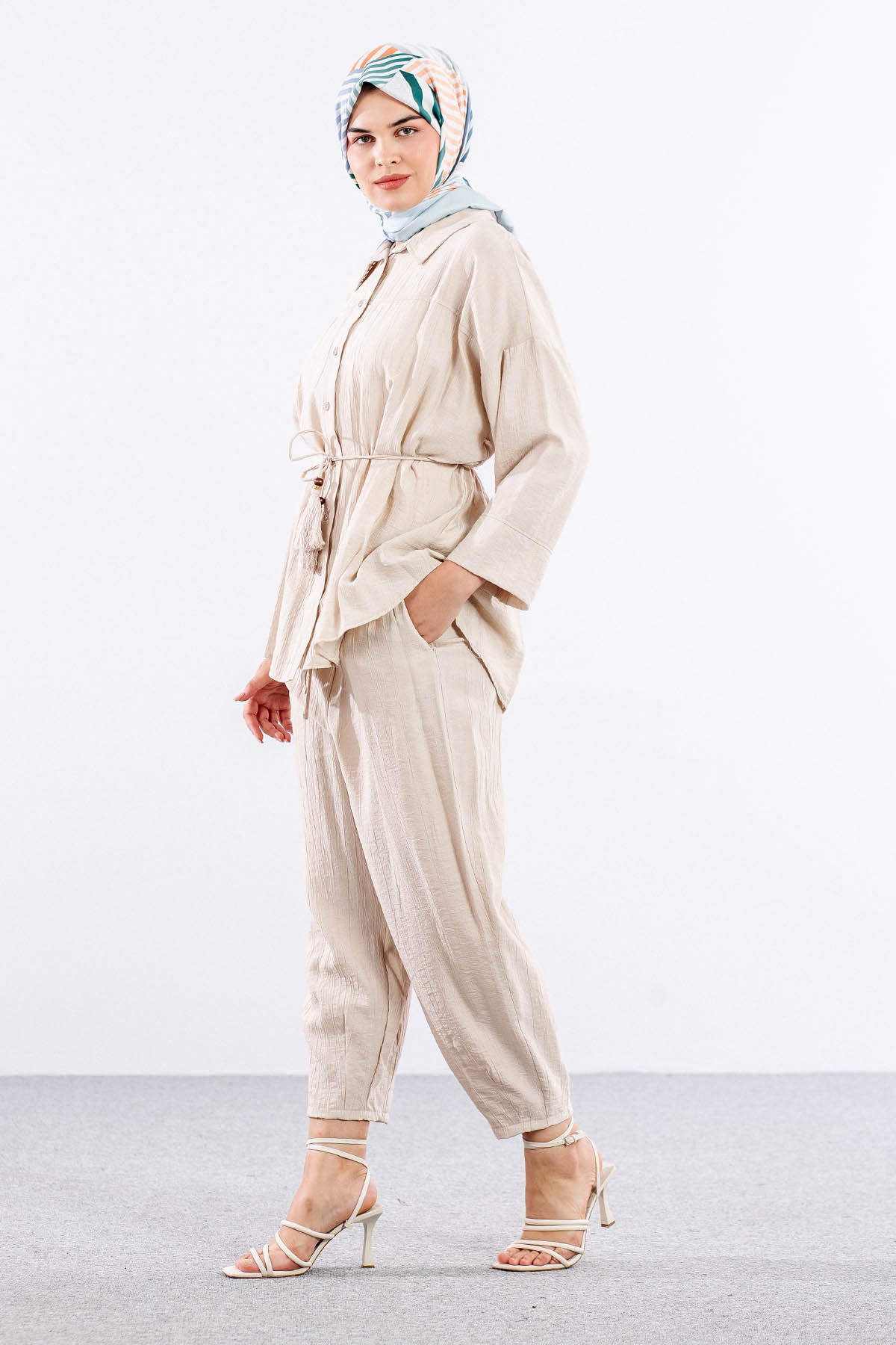 34051 Takim S-m-l - Bej - 2