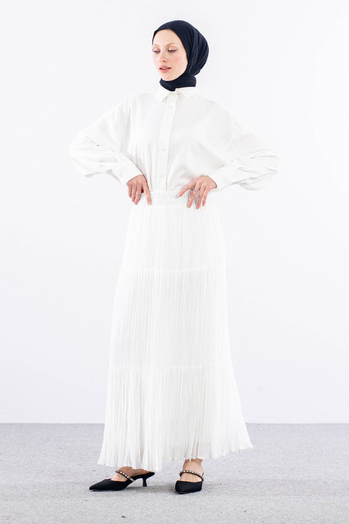 3406 Etek 1-2-3 - Beyaz - 1