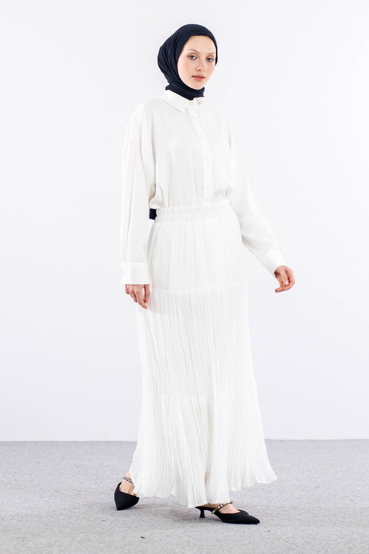 3406 Etek 1-2-3 - Beyaz - 3