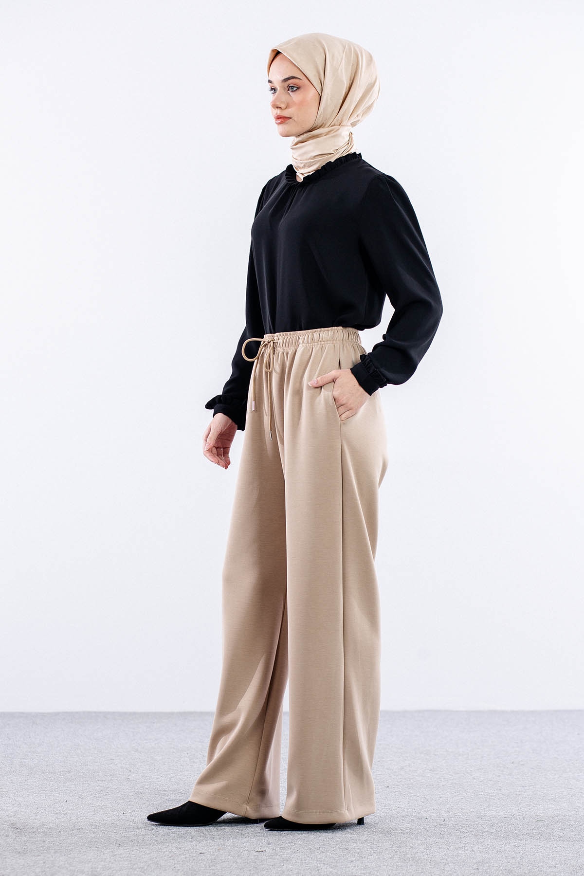 34135 Modal Pantolon S-m-l - Toprak - 2