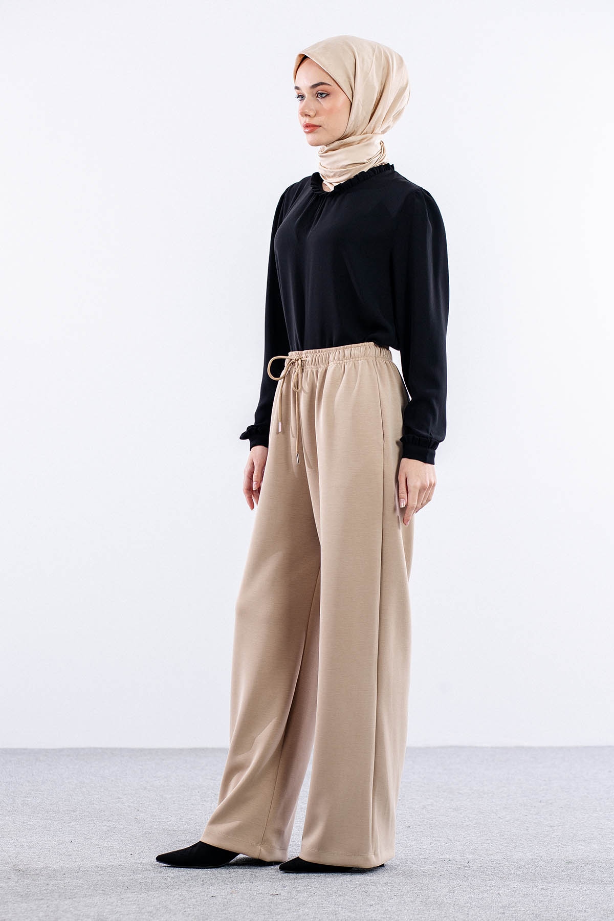 34135 Modal Pantolon S-m-l - Toprak - 3