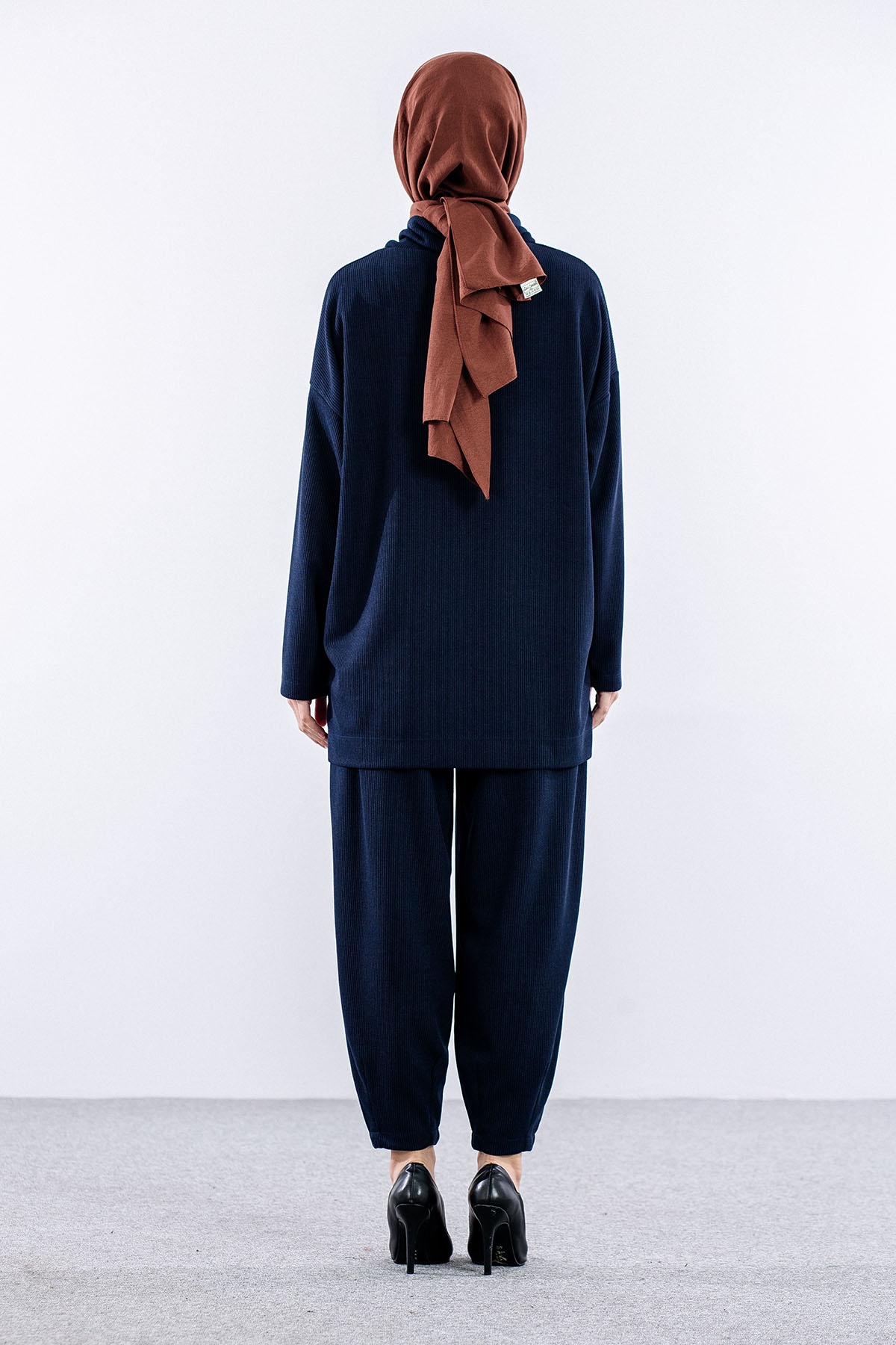 34234 Yaka Biye Takim S-m-l - Lacivert - 4