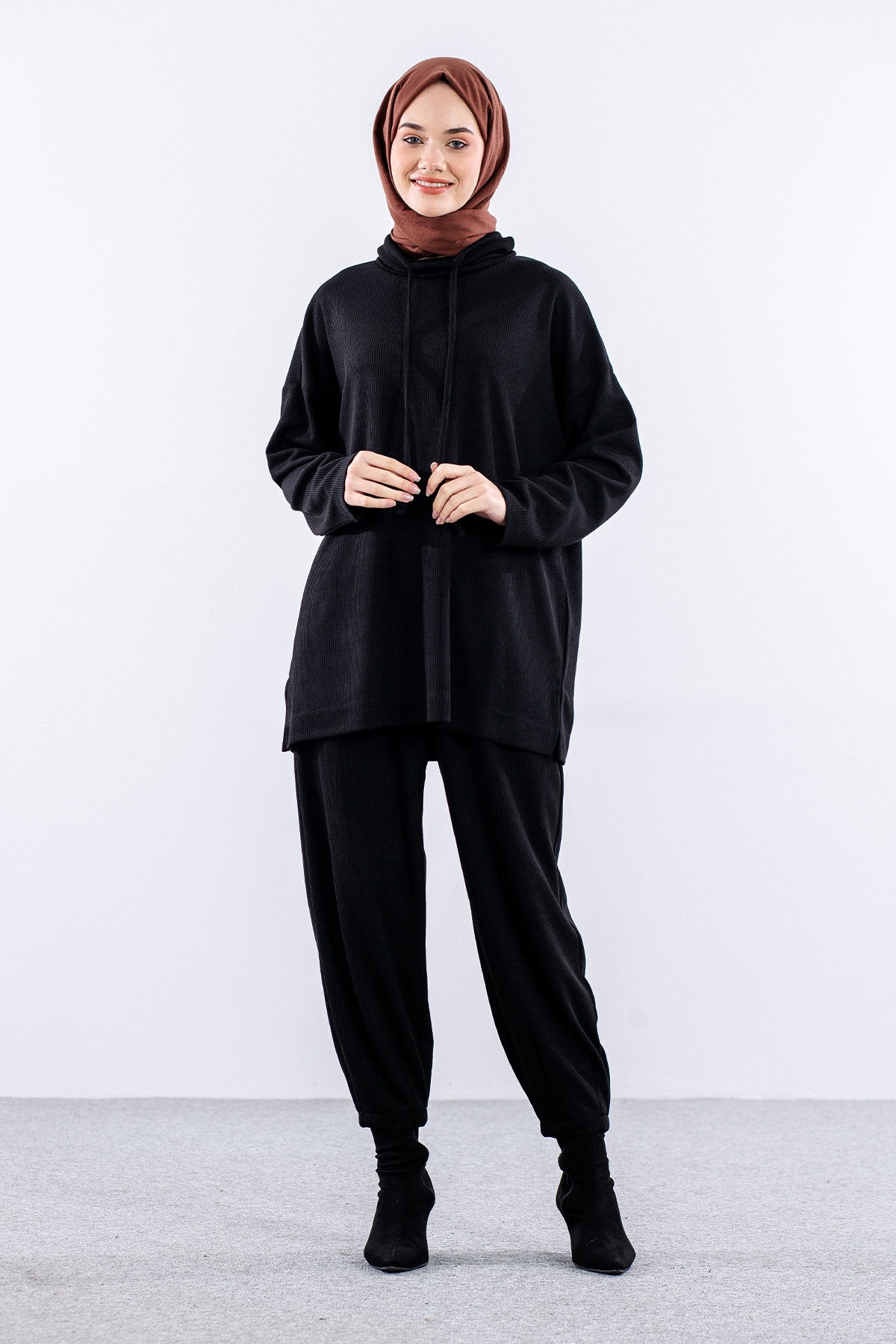 34234 Yaka Biye Takim S-m-l - Siyah - 2