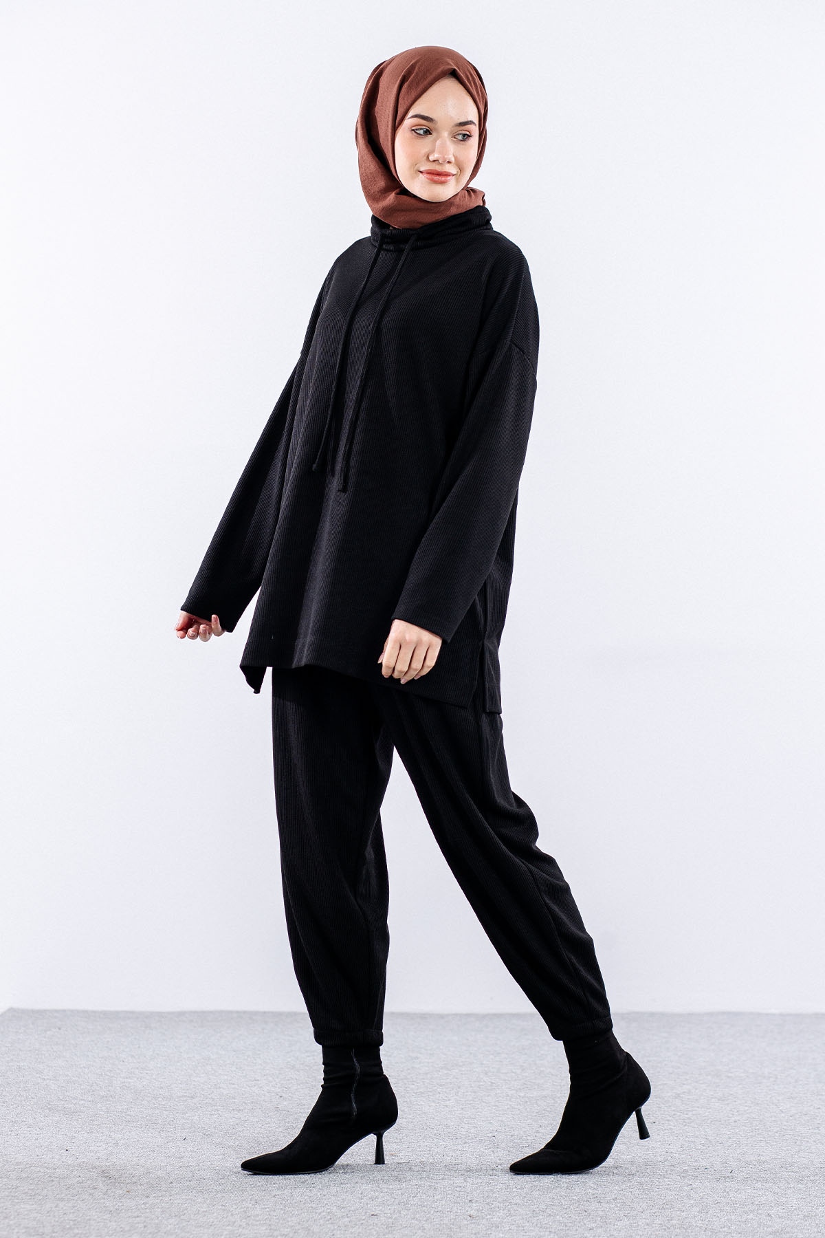 34234 Yaka Biye Takim S-m-l - Siyah - 3